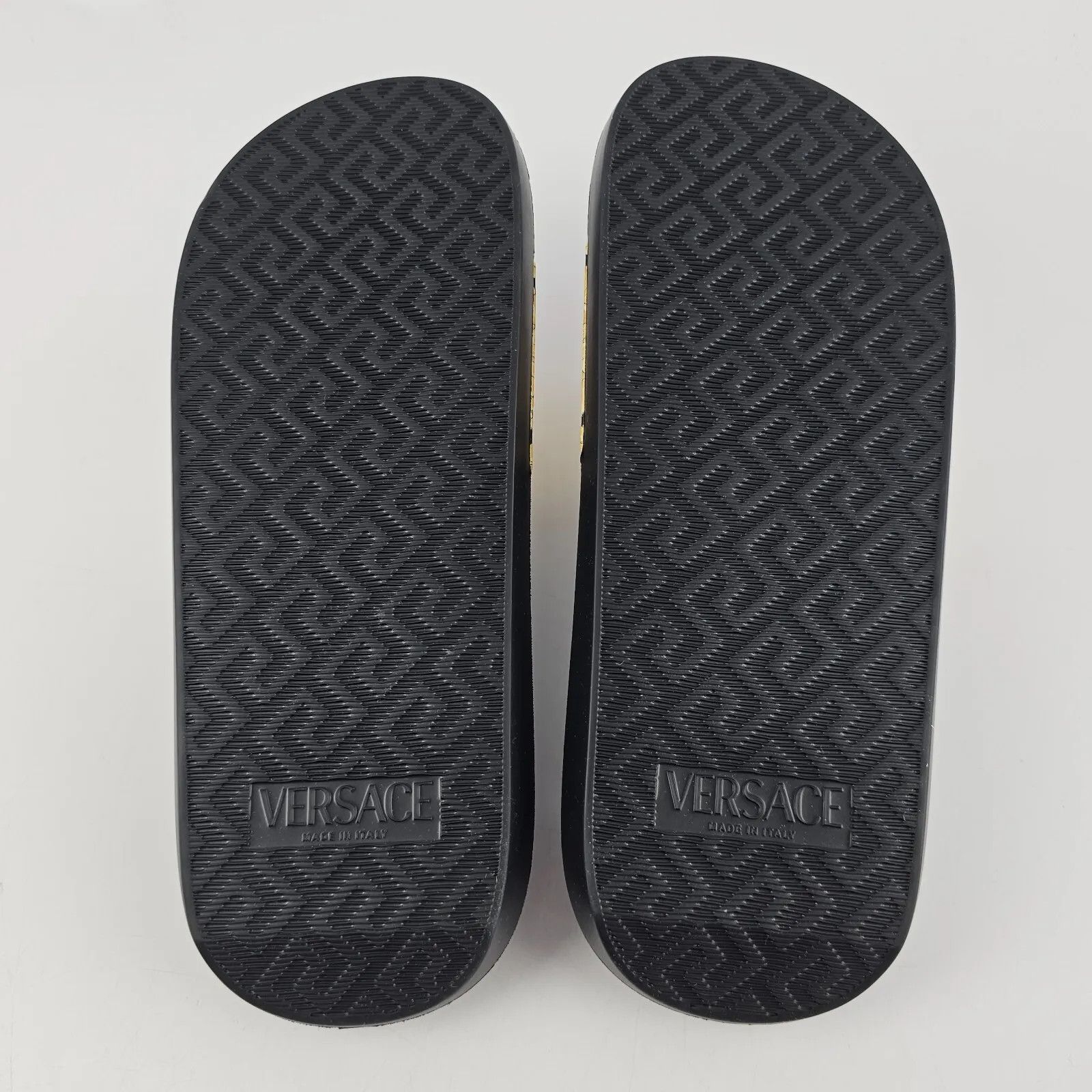 Versace Versace Baroque Black Slide Sandals New Size US 7 / EU 40 - 7 Thumbnail