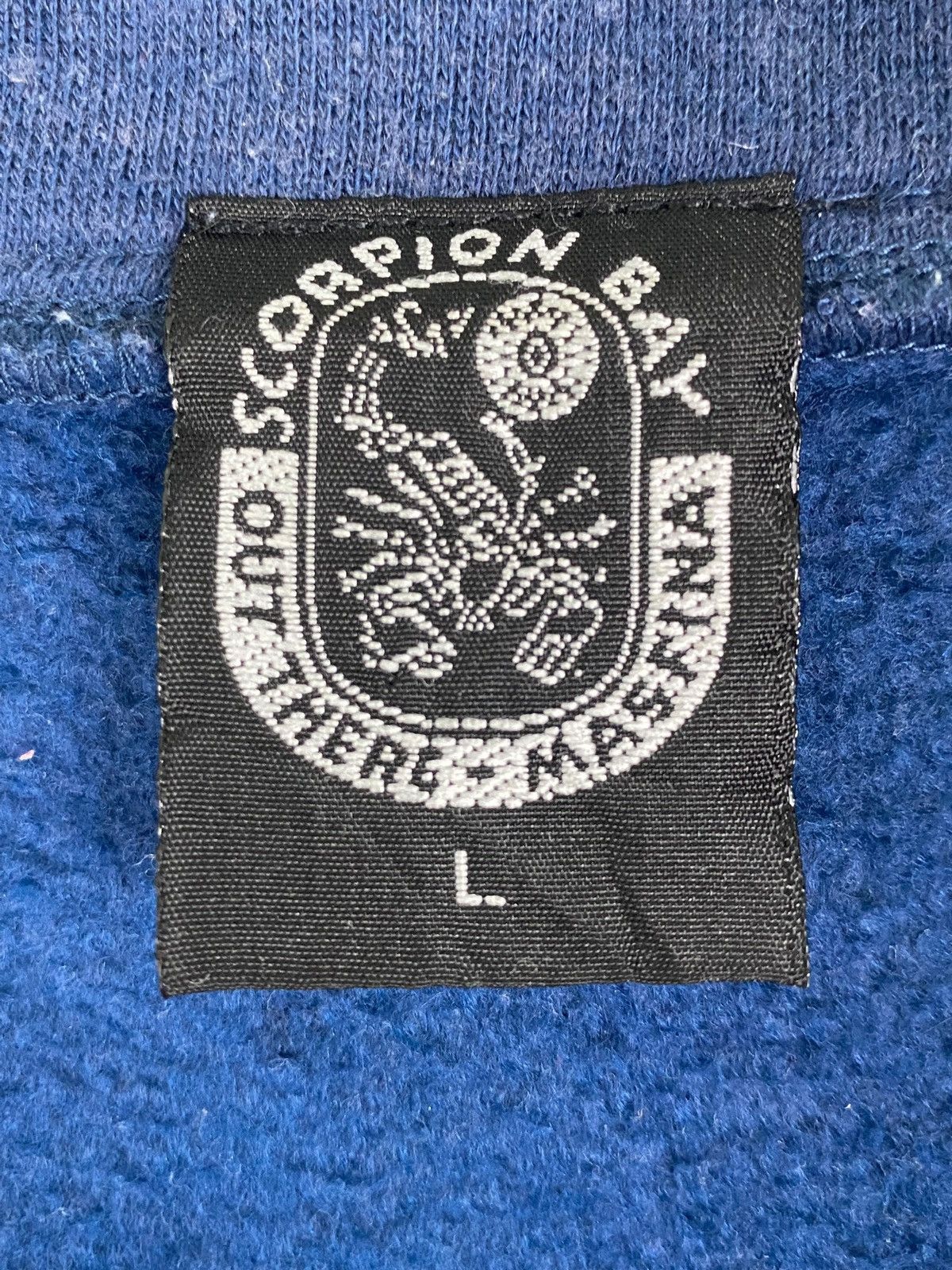 Designer × Vintage Vintage Scorpion Bay Quater Zip Small Logo Navy Blue Size US L / EU 52-54 / 3 - 10 Thumbnail