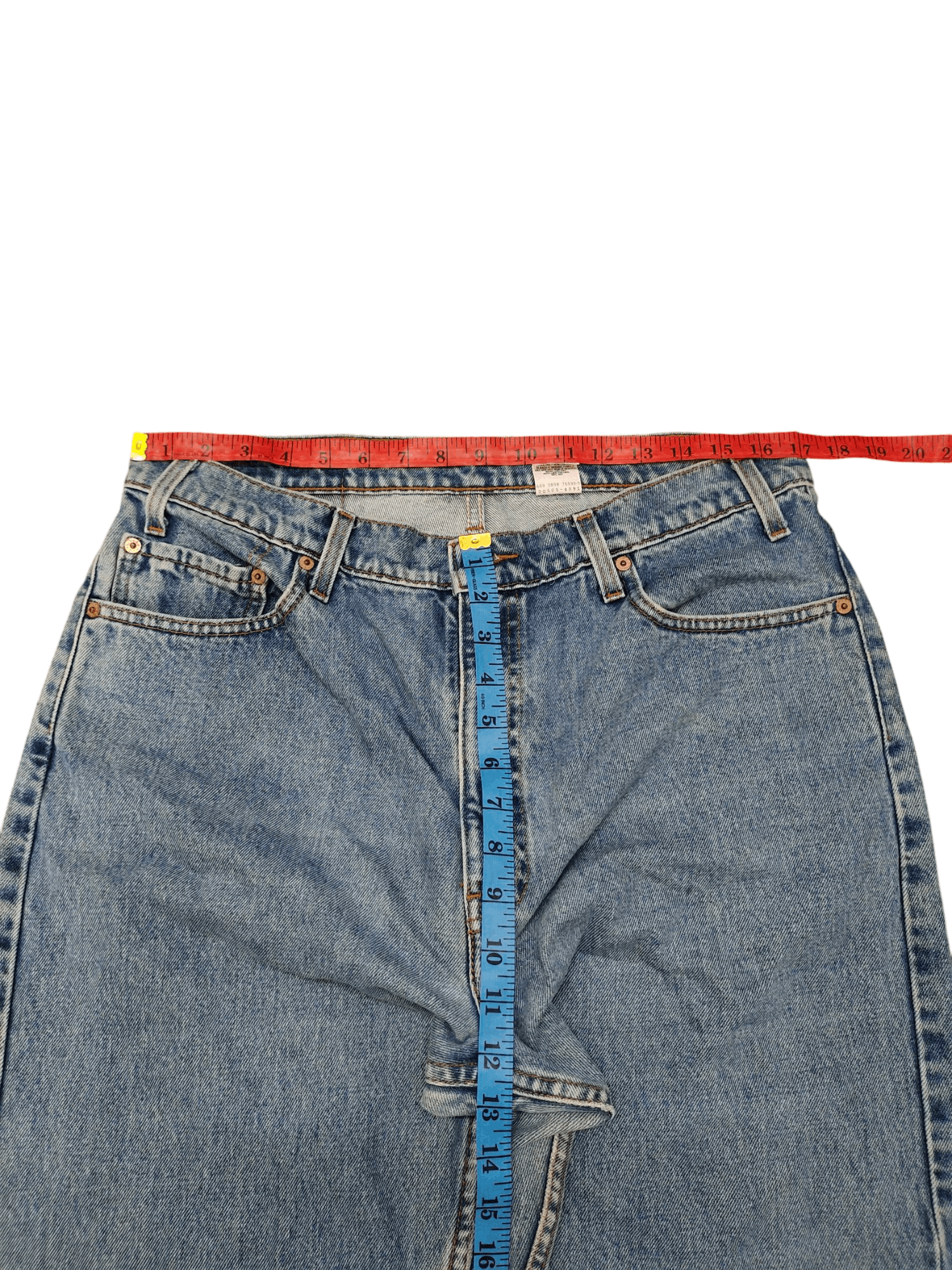 Levi's Vintage 90s Levis 505 Hand Painted Pocket Denim Jeans Size US 34 / EU 50 - 15 Thumbnail