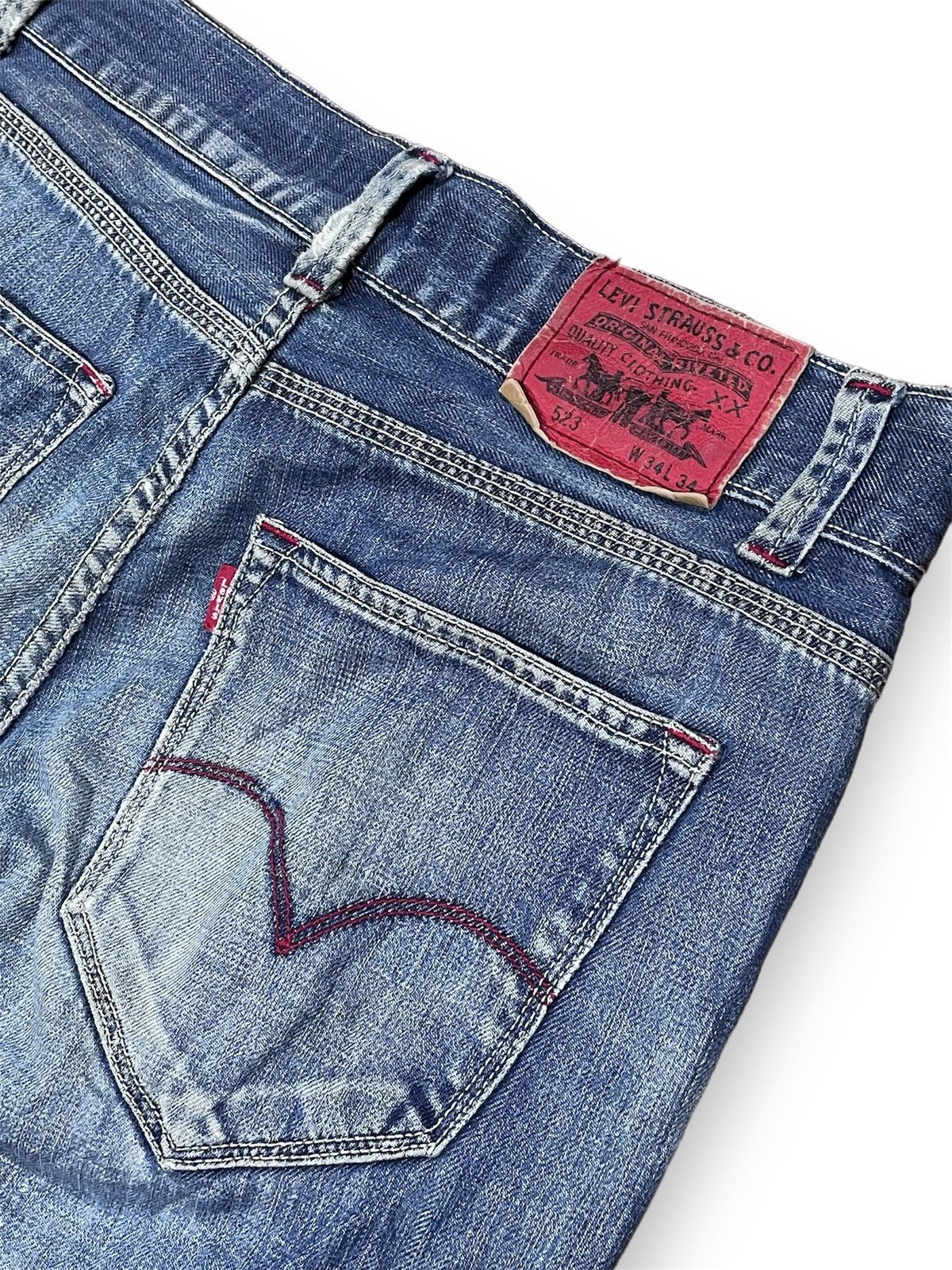 Levi's × Vintage VINTAGE LEVI’S DENIM 523 STRAIGHT RED PATCH SPECIAL EDITION Size US 34 / EU 50 - 10 Thumbnail