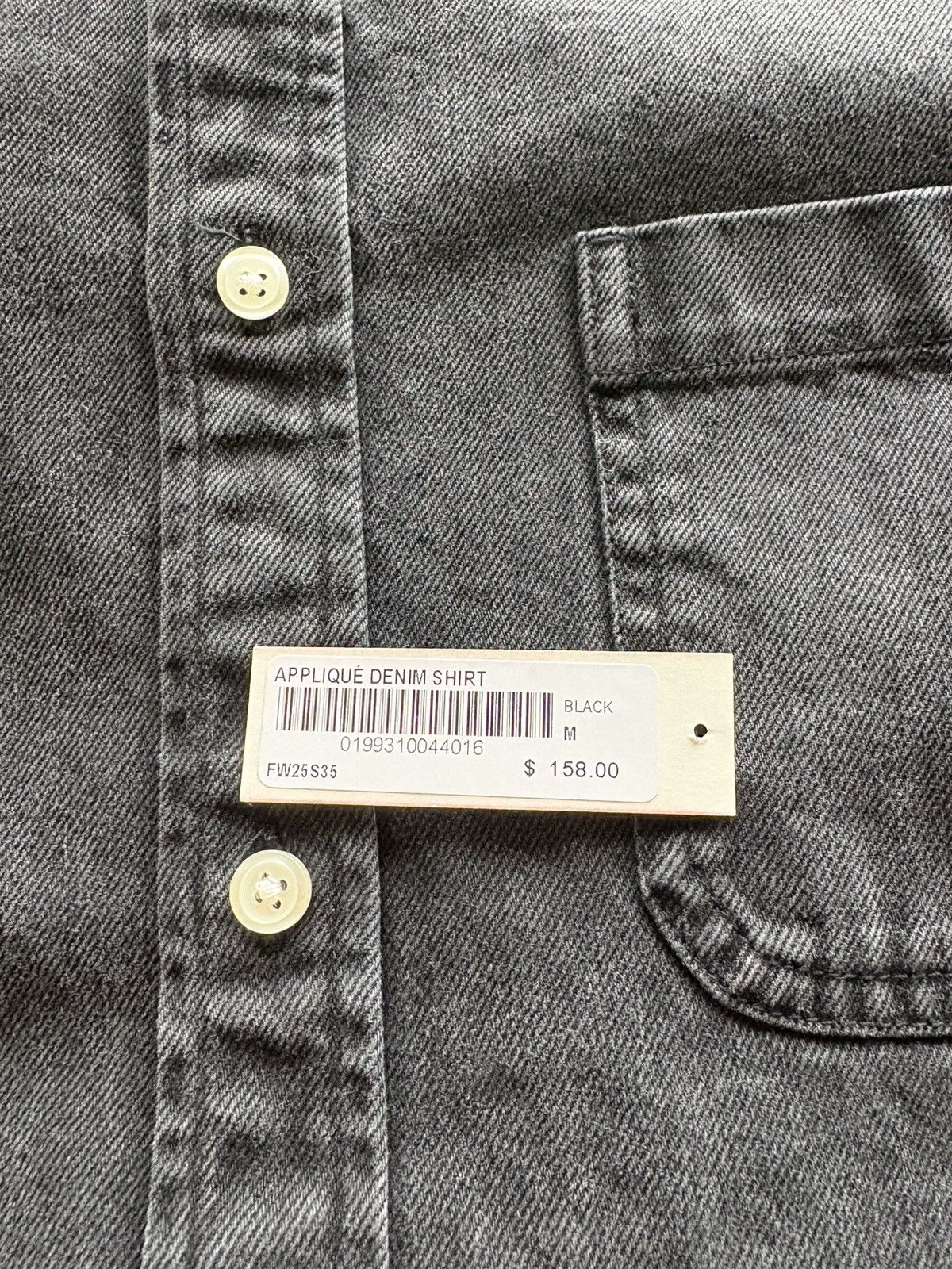 Supreme *NEW* Supreme Appliqué Denim Shirt Size US M / EU 48-50 / 2 - 13 Thumbnail