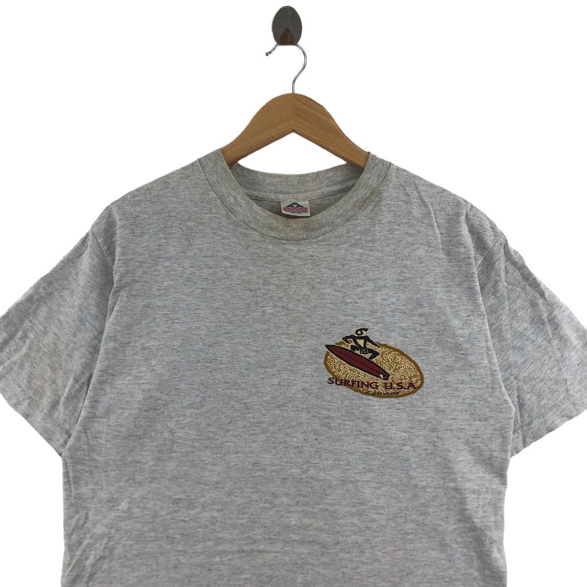 Vintage Vintage 90’ SURFING USA GUAM Primal Stuff Tee Shirt Top Art Size US M / EU 48-50 / 2 - 2 Thumbnail
