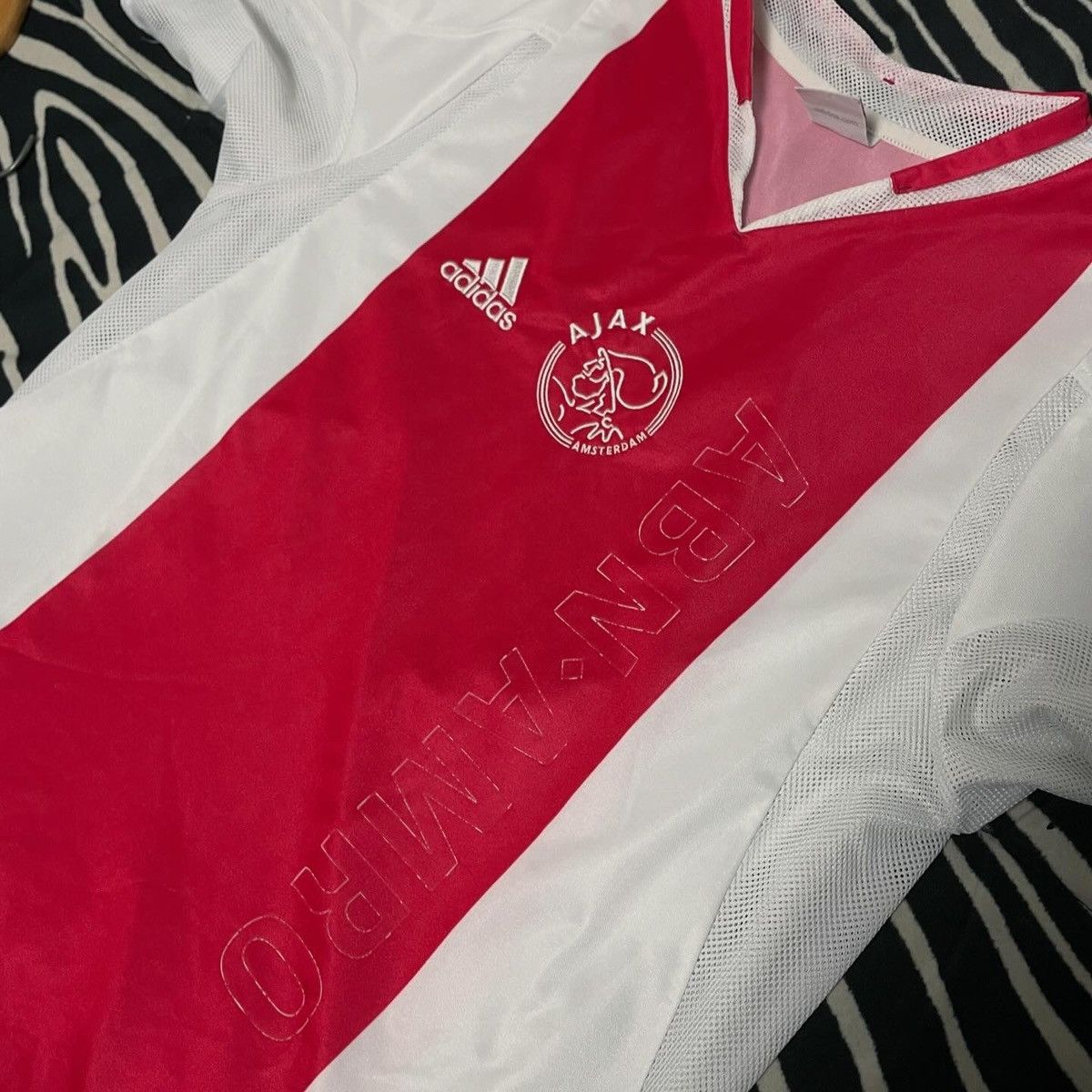 Adidas × Vintage Adidas Ajax Amsterdam 2003-04 Home Soccer Kit Size US S / EU 44-46 / 1 - 4 Thumbnail