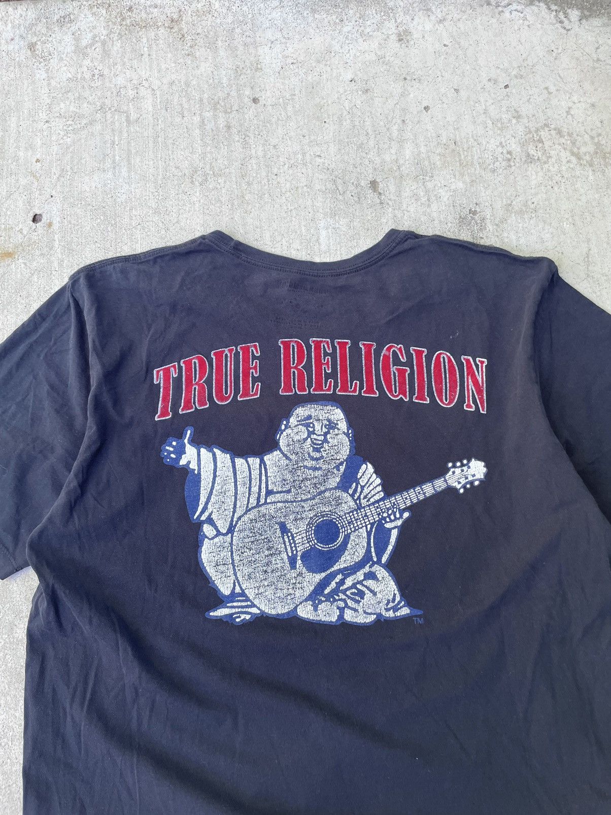 True Religion Vintage Y2K True Religion Buddha T Shirt Size US XL / EU 56 / 4 - 2 Preview