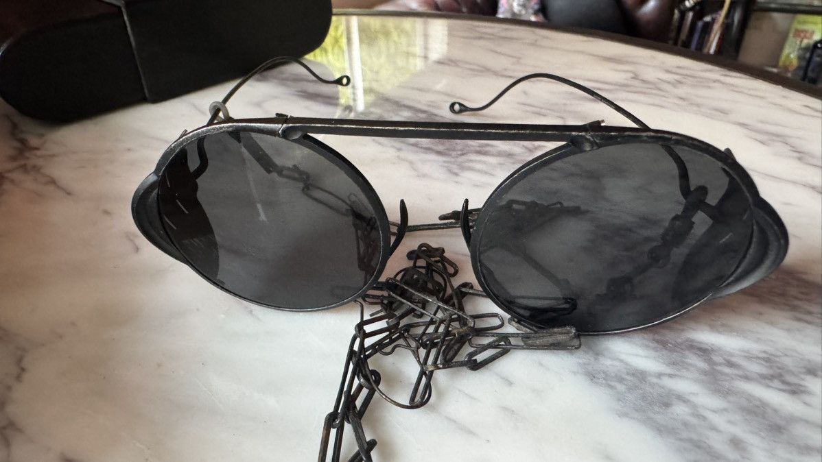 Boris Bidjan Saberi BBS x Rigards Black Aviator Sunglasses RG1011BBS Size ONE SIZE - 10 Thumbnail