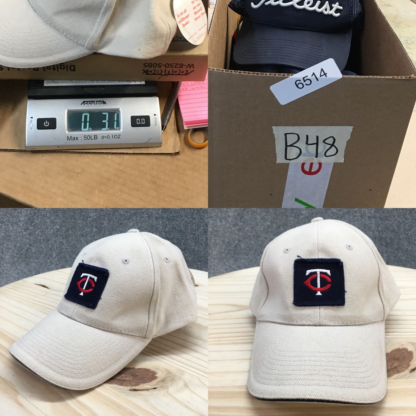 Twins Minnesota Twins Baseball Cap Hat Mens One Size Beige Cotton DQ 2005 Logo NWT Size ONE SIZE - 9 Thumbnail