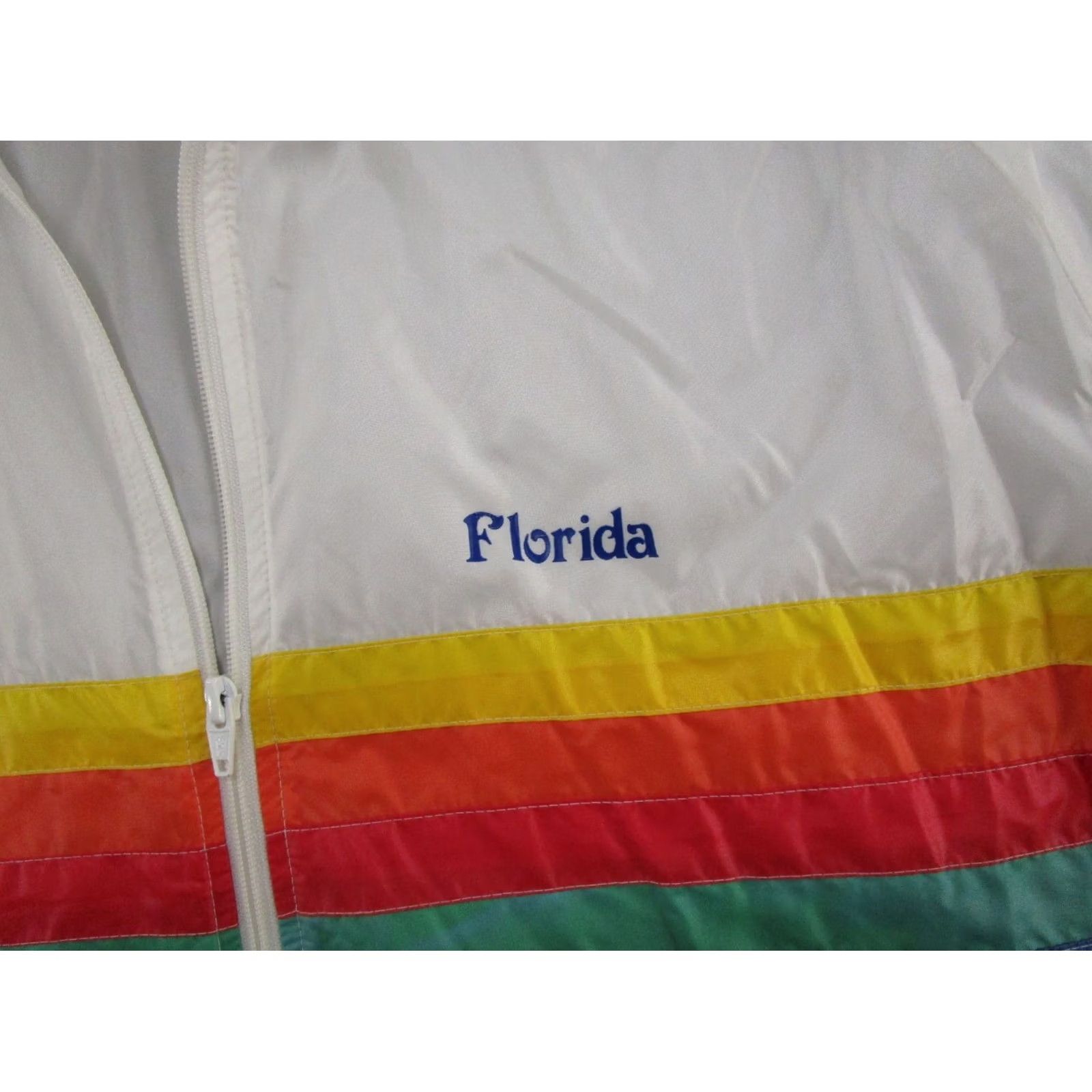 Rainbow VTG 80s Rainbow Miami Florida Sherry Windbreaker Lightweight Jacket Size L Pride Windbreaker Jacket Rainbow Multicolor Men L Womens Size US L / EU 52-54 / 3 - 2 Thumbnail