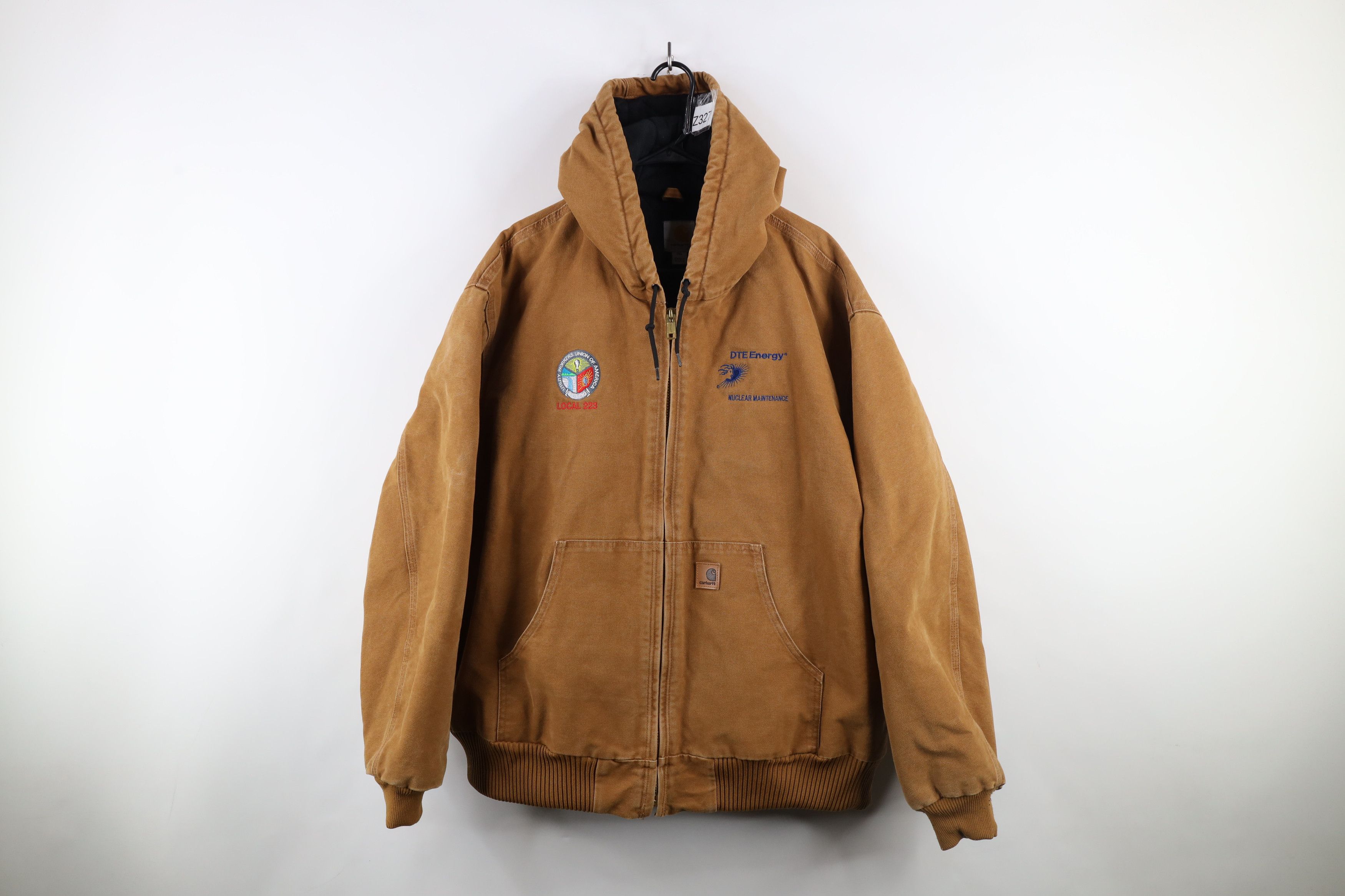 Vintage Y2K Carhartt Maintenance Canvas Hooded Jacket