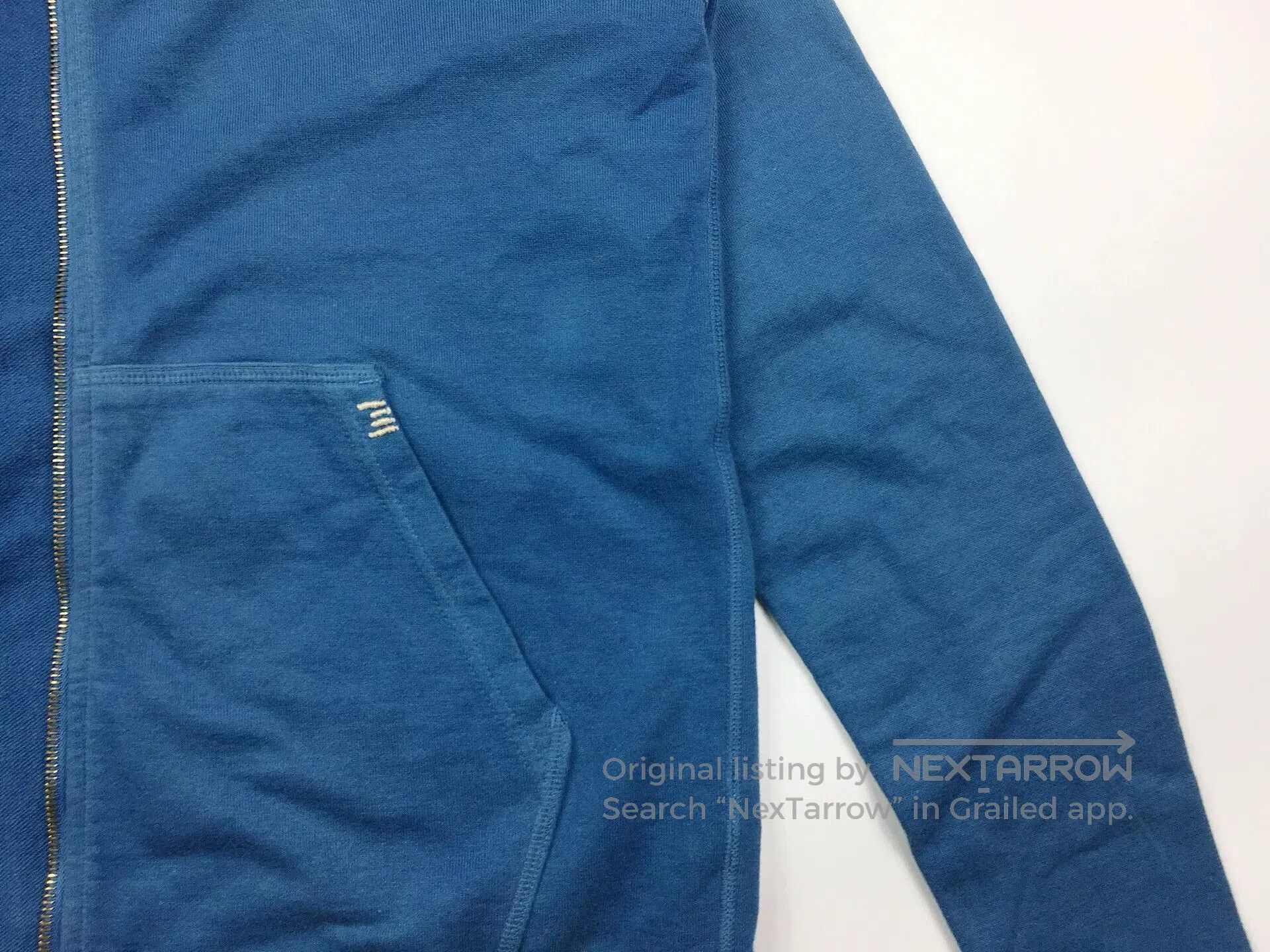 Visvim visvim indigo dyed zip-up hoodie. Size US M / EU 48-50 / 2 - 8 Thumbnail