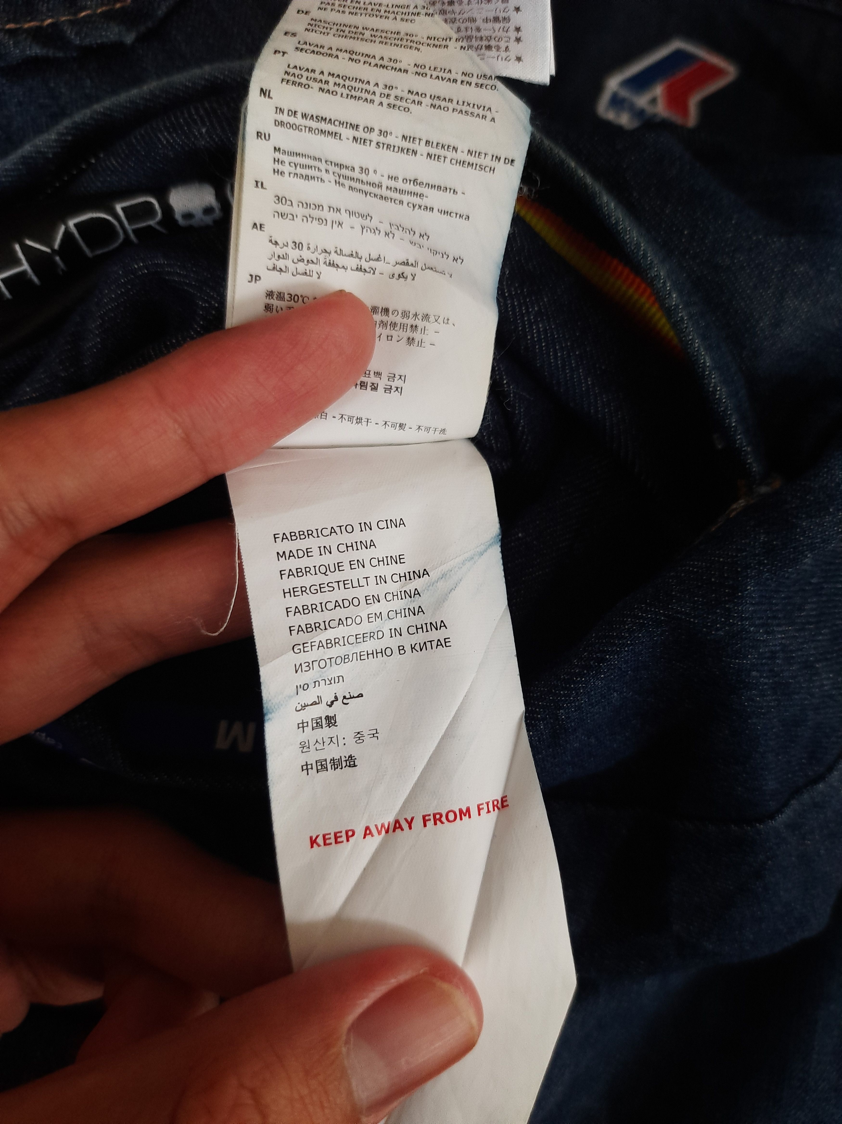 HYDROGEN Hydrogen kway reversible nylon denim jacket Size US M / EU 48-50 / 2 - 13 Thumbnail
