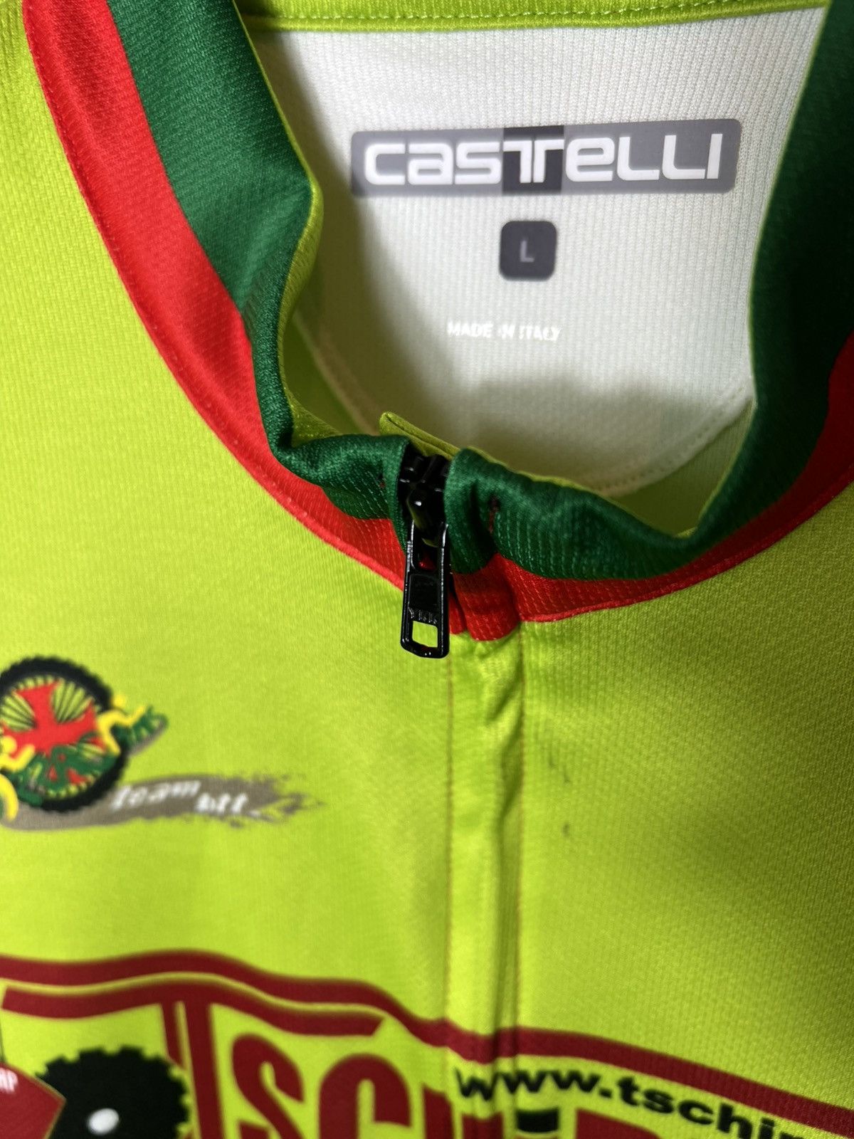 Vintage Vintage sportswear Castelli Portugal Cycling cycle Jersey Size US L / EU 52-54 / 3 - 8 Thumbnail