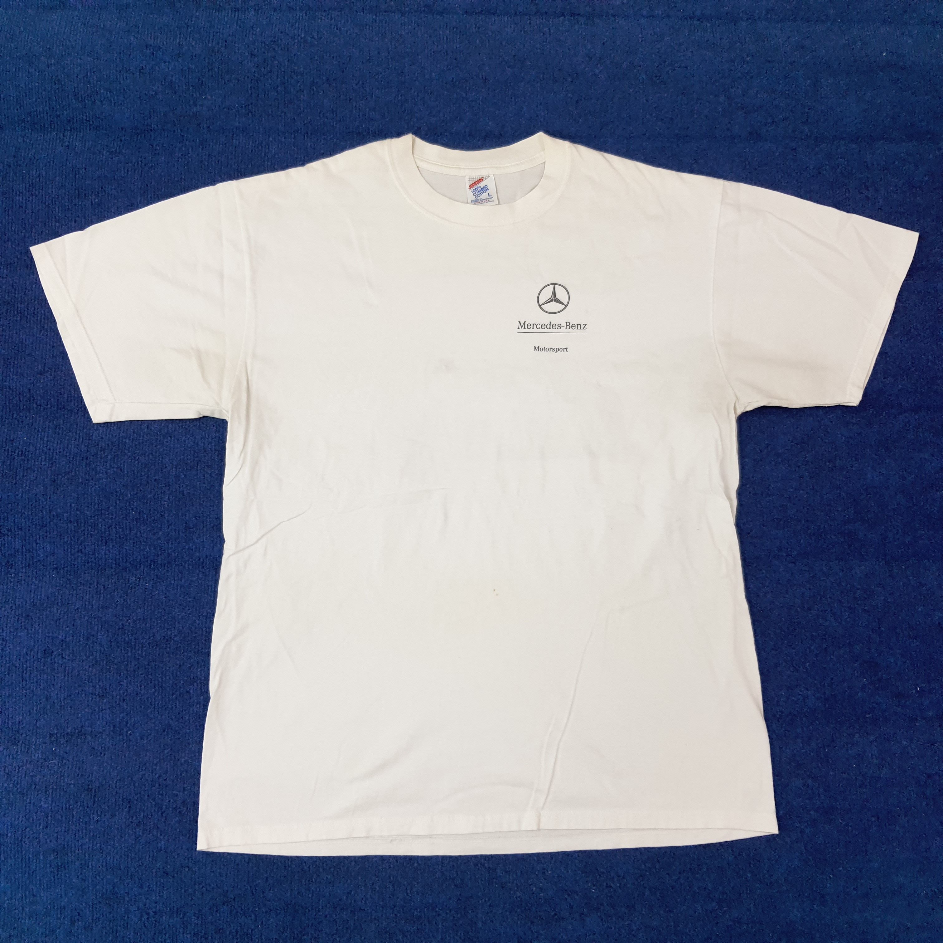 Mercedes-Benz Vintage Mercedes Benz F-1 Racing Tshirt C259N34 Size US L / EU 52-54 / 3 - 3 Thumbnail