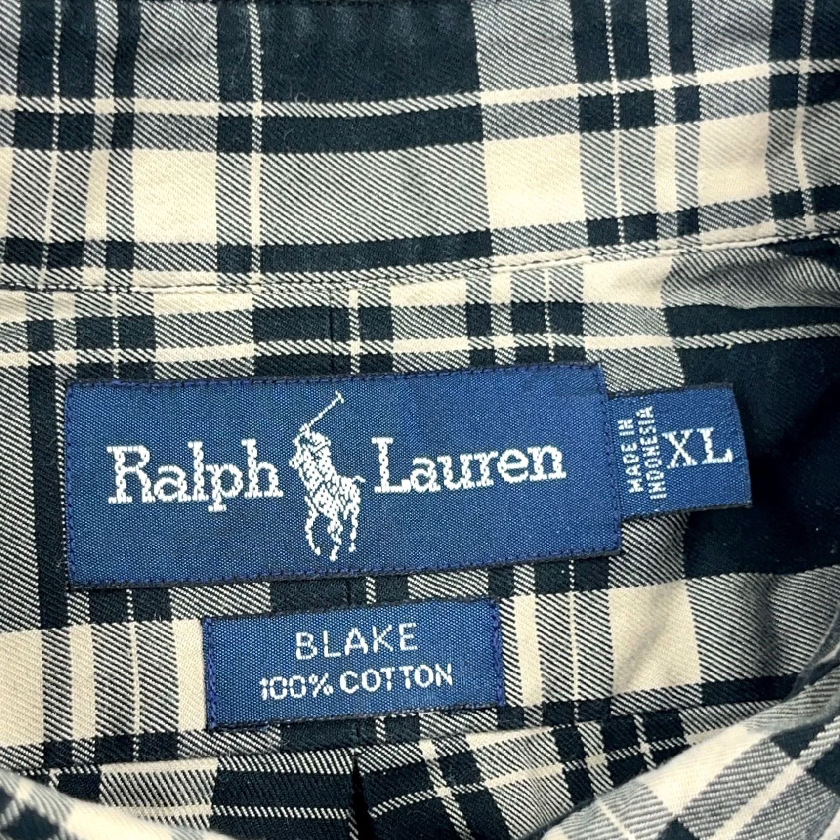 Ralph Lauren Ralph Lauren Shirt Men XL Black Tan Plaid Button Up Flannel Blake Size US XL / EU 56 / 4 - 6 Thumbnail