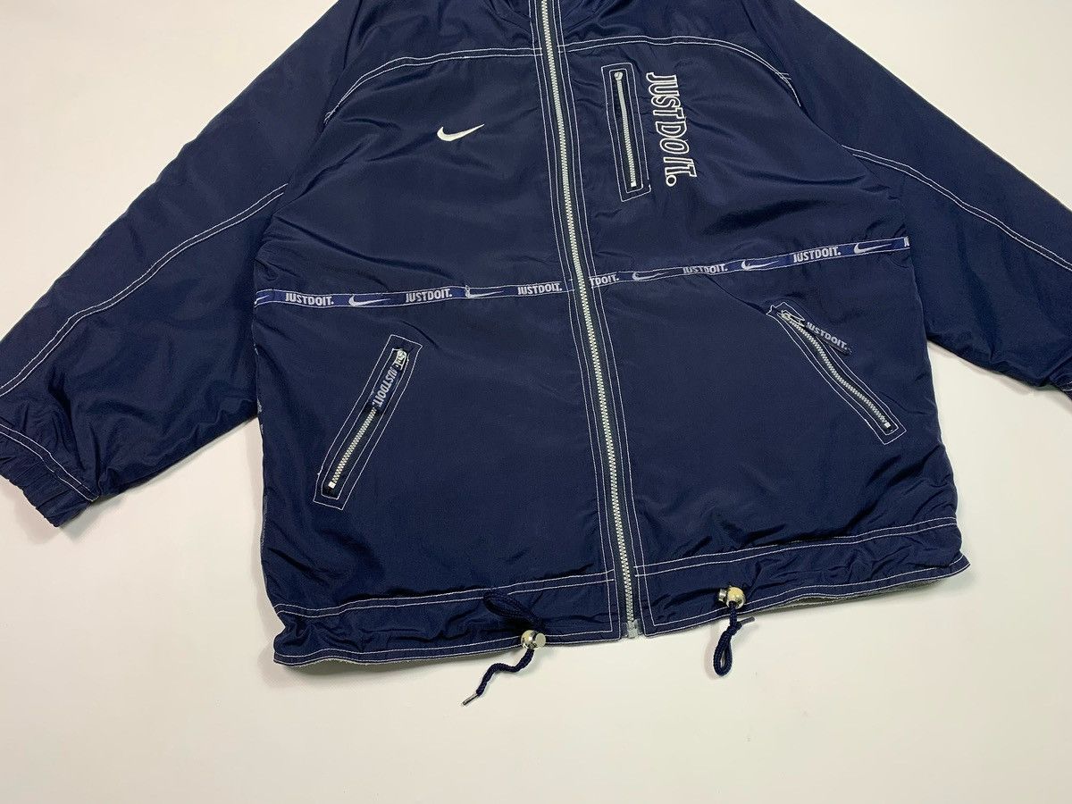 Vintage Vintage 90s Nike Reversible Jacket Men's XXL Big Logo Swoosh Size US XXL / EU 58 / 5 - 3 Thumbnail