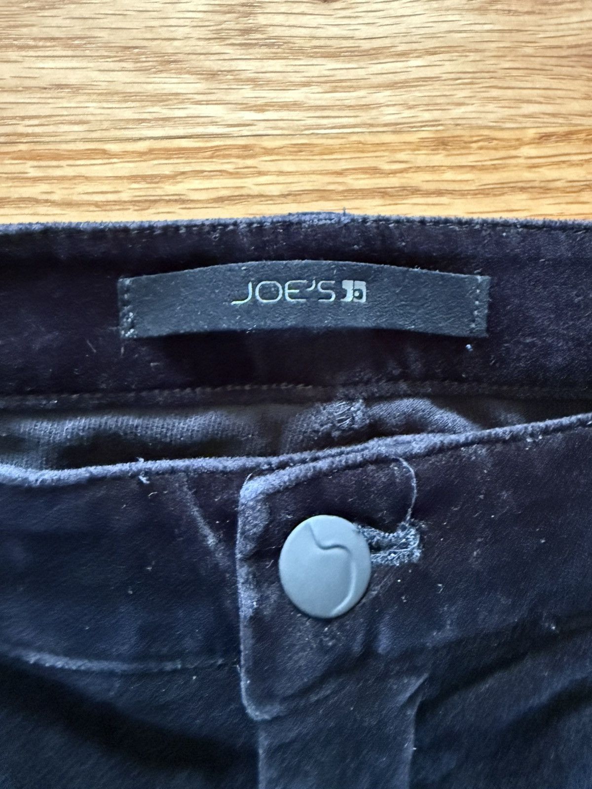 Joe's Joe’s Jeans Women Black Velvet Skinny Jeans 28W Size 28" / US 6 / IT 42 - 6 Thumbnail