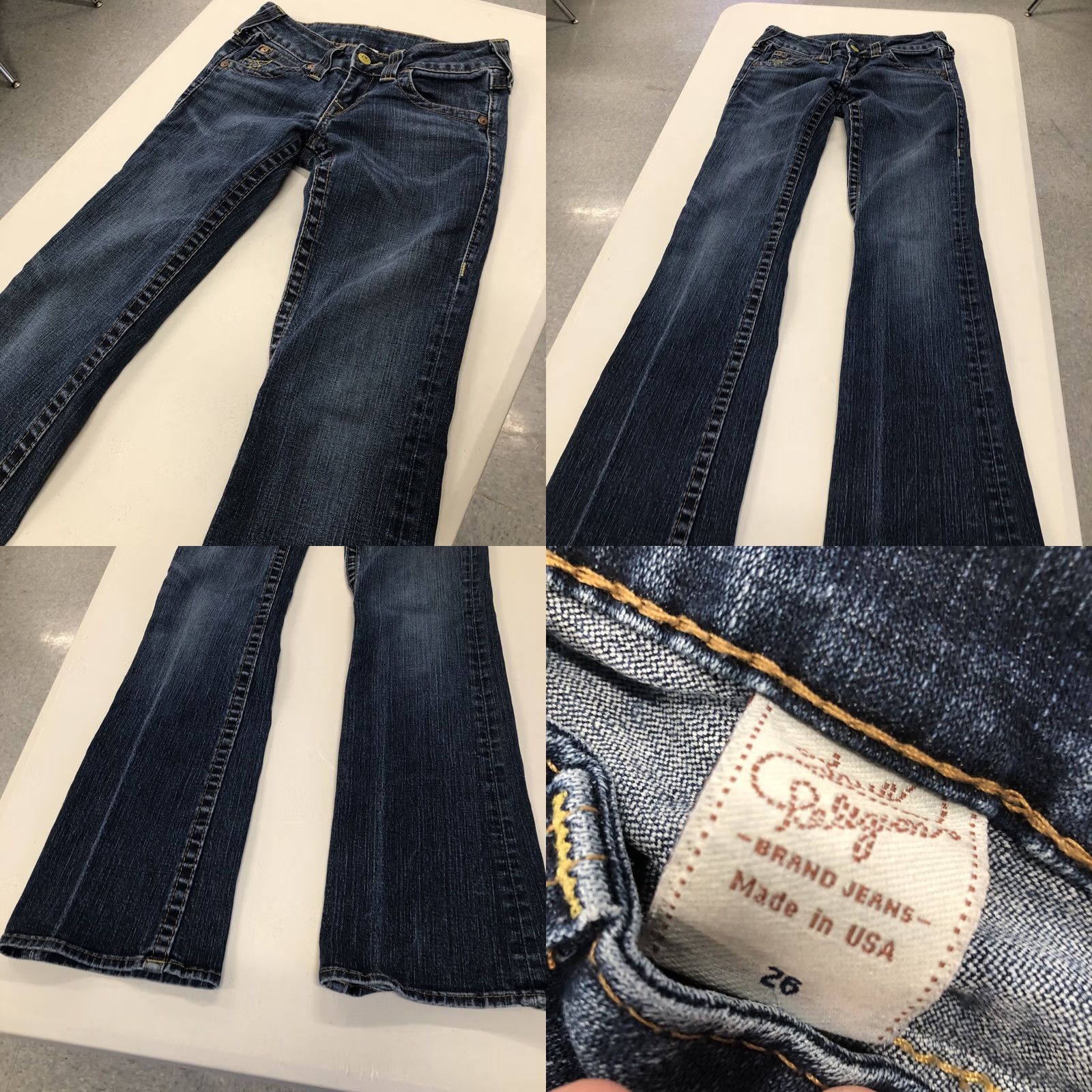 True Religion VINTAGE? No. True Religion Jeans Blue Skinny Flap Pockets 5-Pocket Design Denim Cotton Blend Zip Size 26" / US 2 / IT 38 - 8 Thumbnail