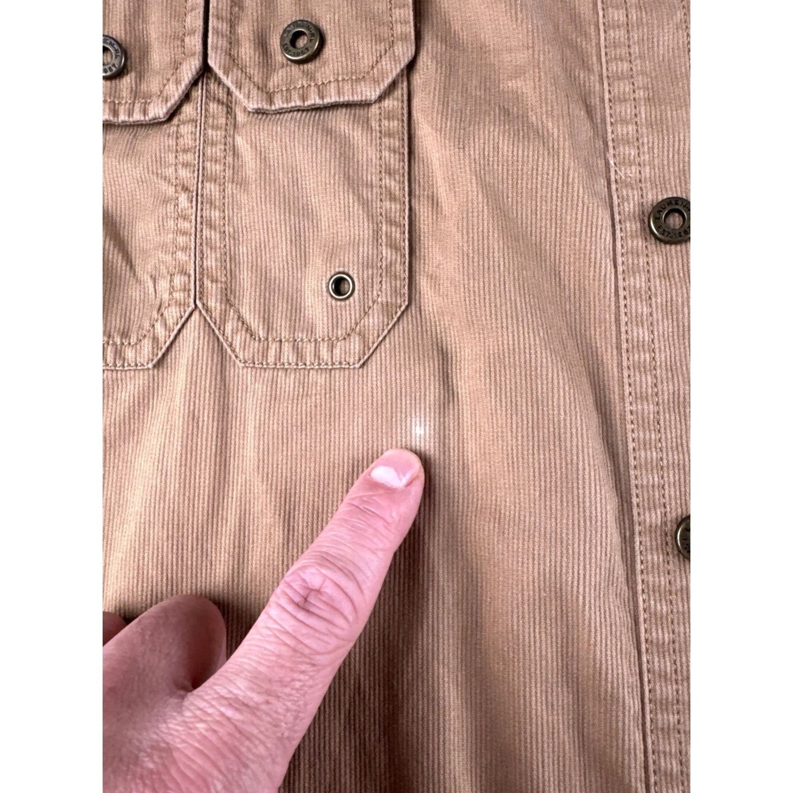 Ralph Lauren Ralph Lauren Utility Shirt Jacket Fly Fishing Quilted Elbow 3XL Polo Shirt Jacket Beige Cotton Polyester Size US XXL / EU 58 / 5 - 7 Thumbnail