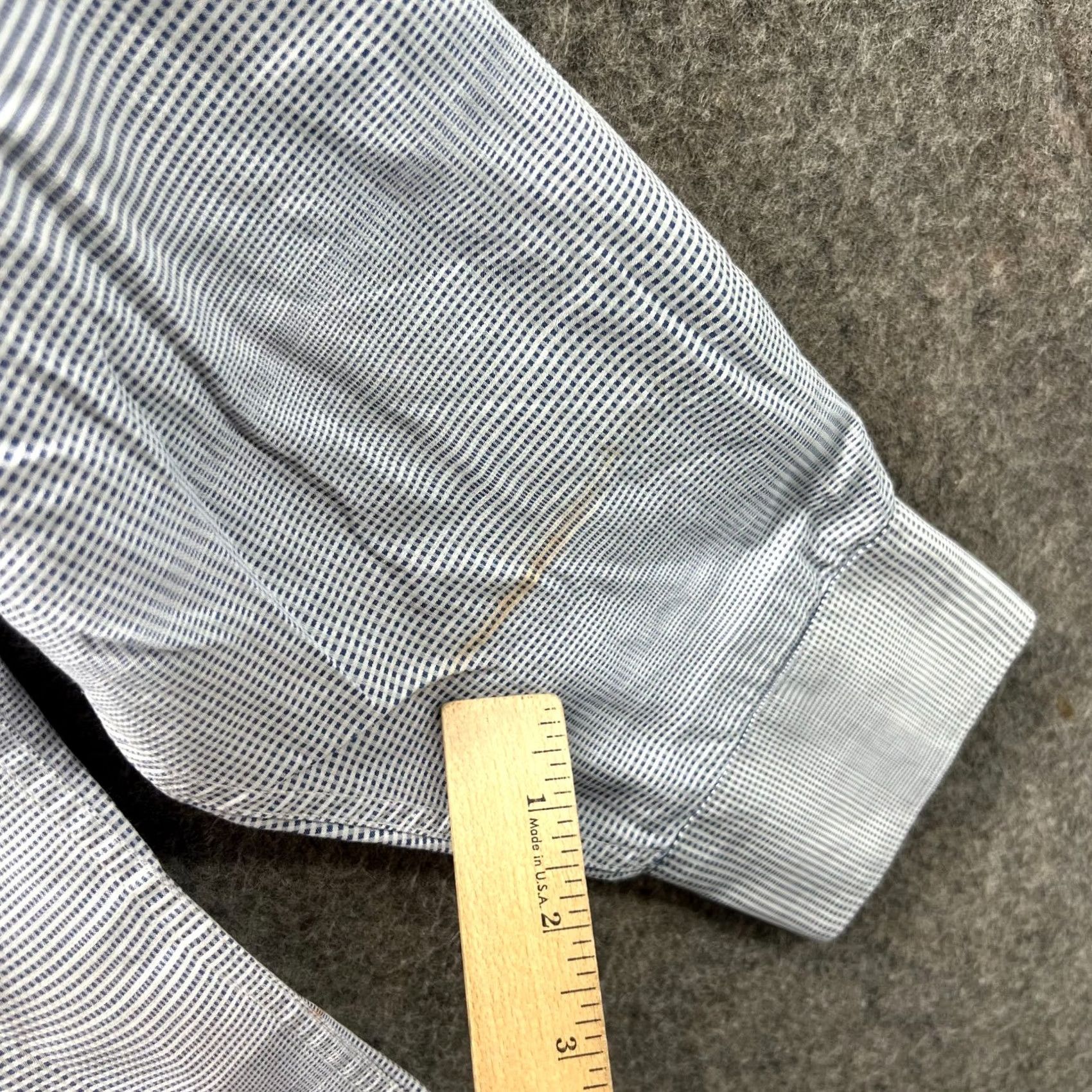 BUGATCHI Bugatchi Uomo Shirt Mens XXL Blue Button-Down Polka Dot Classic Preppy Dress Shirt Button-Up Casual Formal Workwear Mens Regular Size 2XL Blue Dot Size 48R - 4 Thumbnail