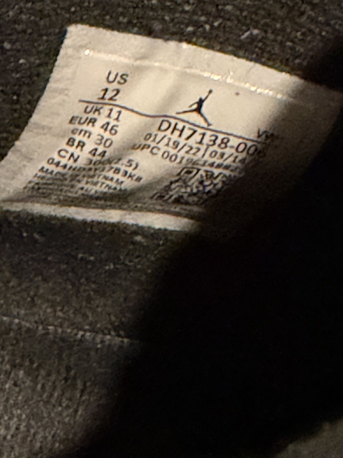 Jordan Brand Air Jordan 4 Retro SE 'Black Canvas' Size US 12 / EU 45 - 6 Thumbnail