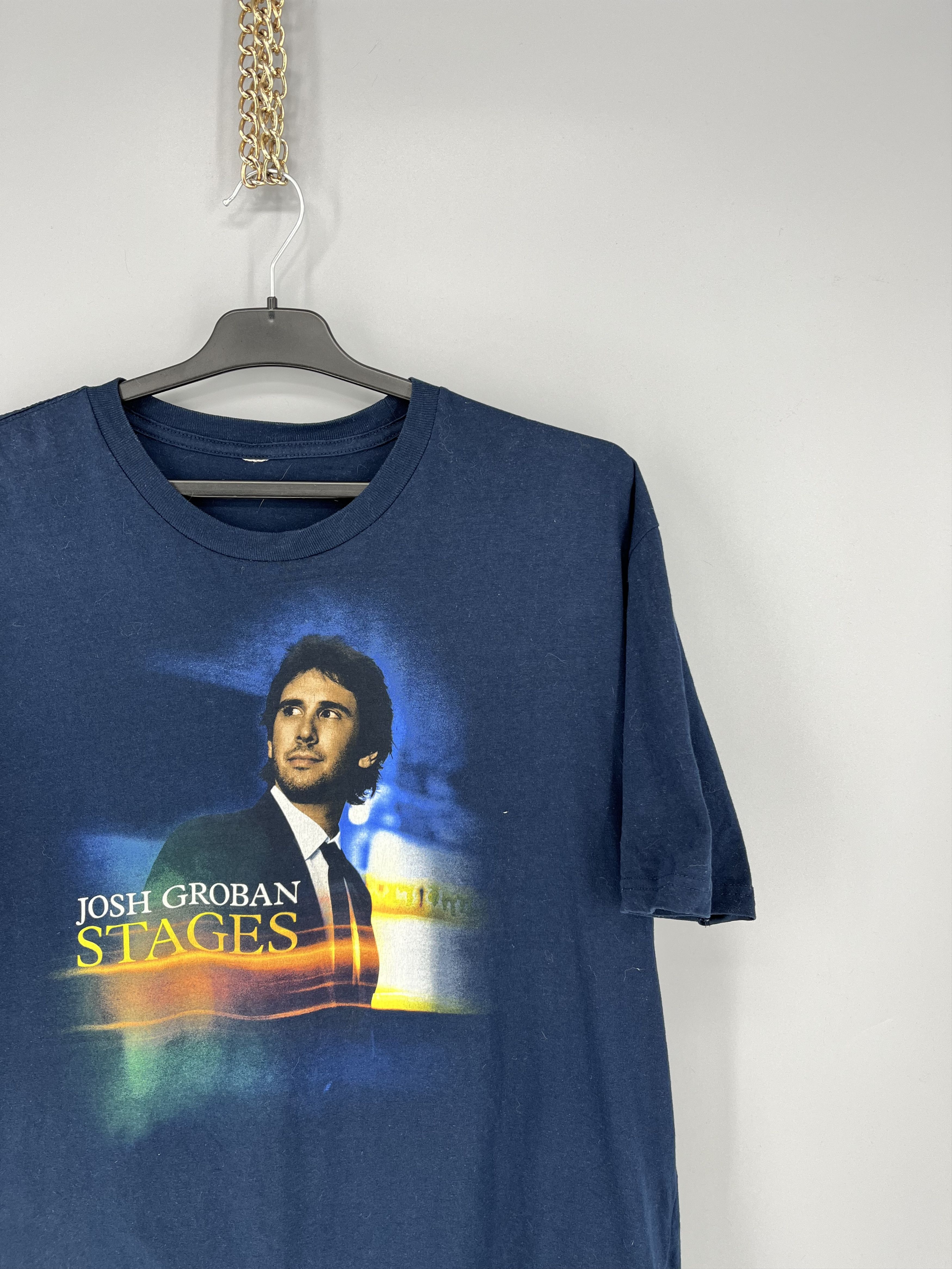 Band Tees × Vintage Josh Groban Stages Tour Concert Promo Shirt Rock Band Tee Size US L / EU 52-54 / 3 - 5 Thumbnail
