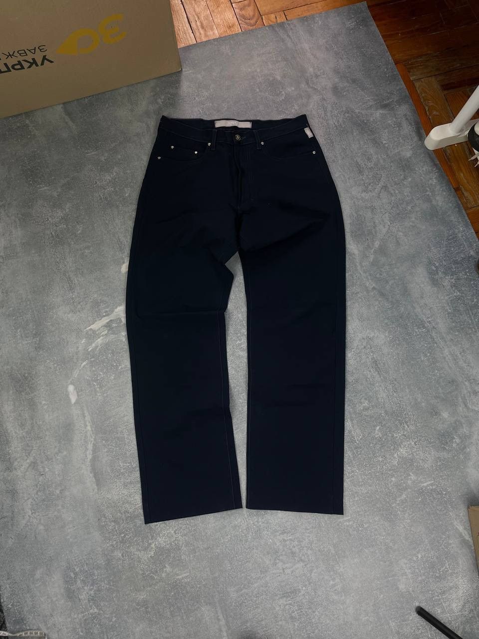 Versace Jeans Couture Vintage Versace Jeans Couture straight navy blue pants Size US 34 / EU 50 - 5 Thumbnail