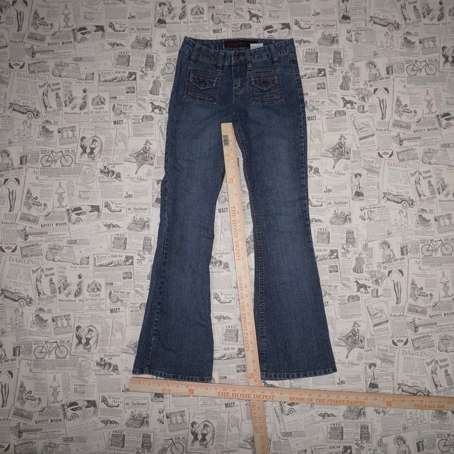 Vintage 1 - Vintage Y2K mudd brand 00s denim jeans flare femme pants Size US 26 / EU 42 - 1 Thumbnail