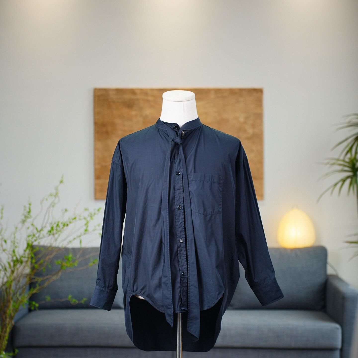Balenciaga Balenciaga Blue Shirt xxs Men Size US XXS / EU 40 - 1 Thumbnail