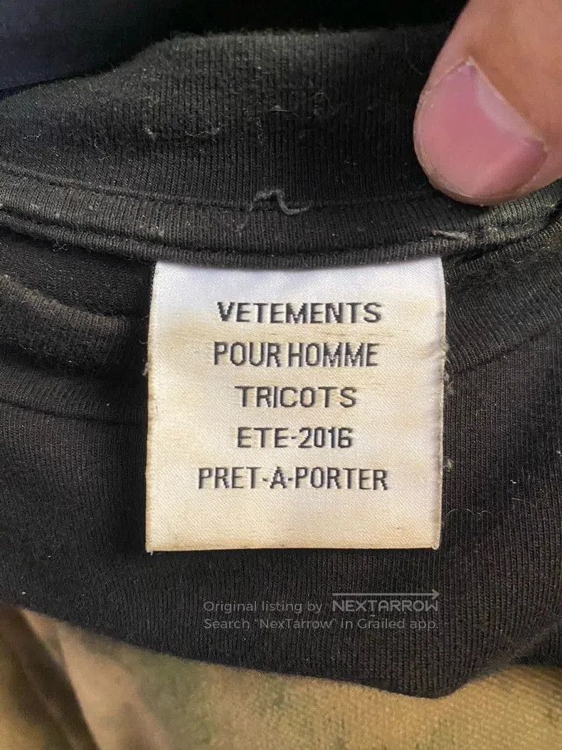 Vetements Vetements 16ss Sanskrit Slim Long Sleeve. Size US M / EU 48-50 / 2 - 3 Thumbnail