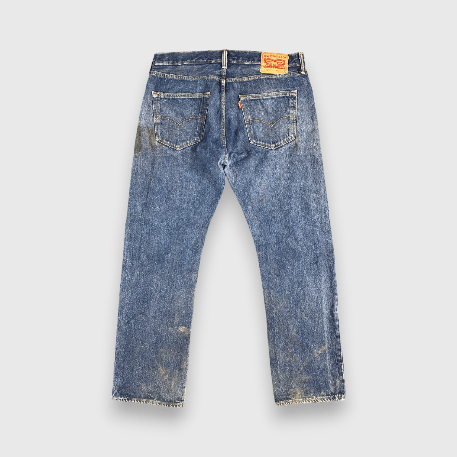 Levi's Vintage Blue Wash Levis 501 Jeans-J2066 Size US 36 / EU 52 - 2 Thumbnail