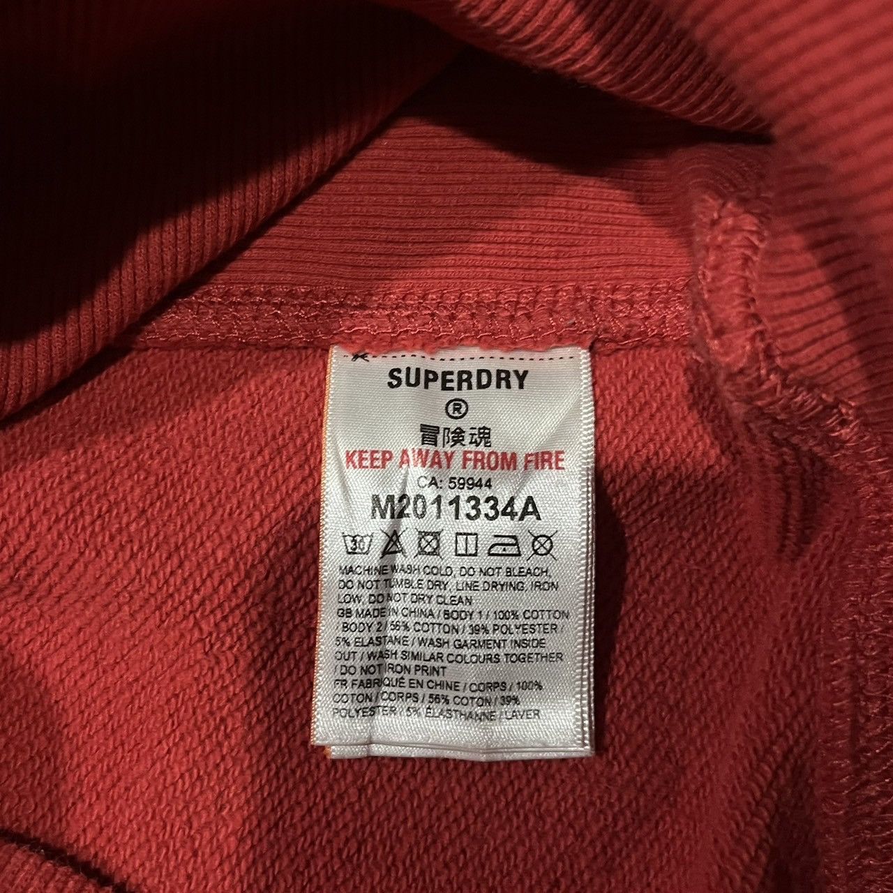 Superdry Superdry Mountain Sport Graphic Hoodie Risk Red Size US M / EU 48-50 / 2 - 10 Thumbnail