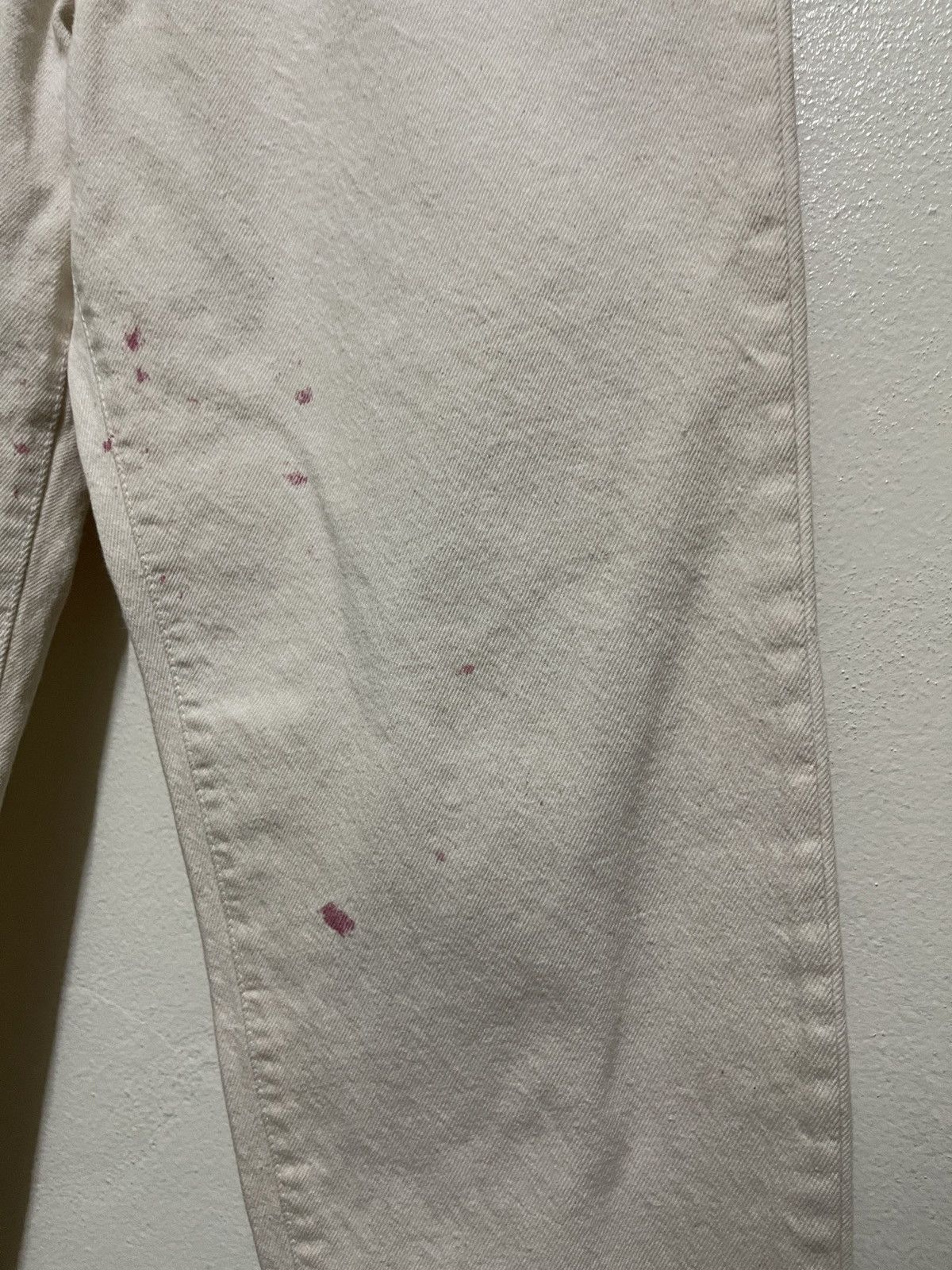 Levi's × Vintage Levi’s Curve Women Cream Jeans Size 28" / US 6 / IT 42 - 6 Thumbnail