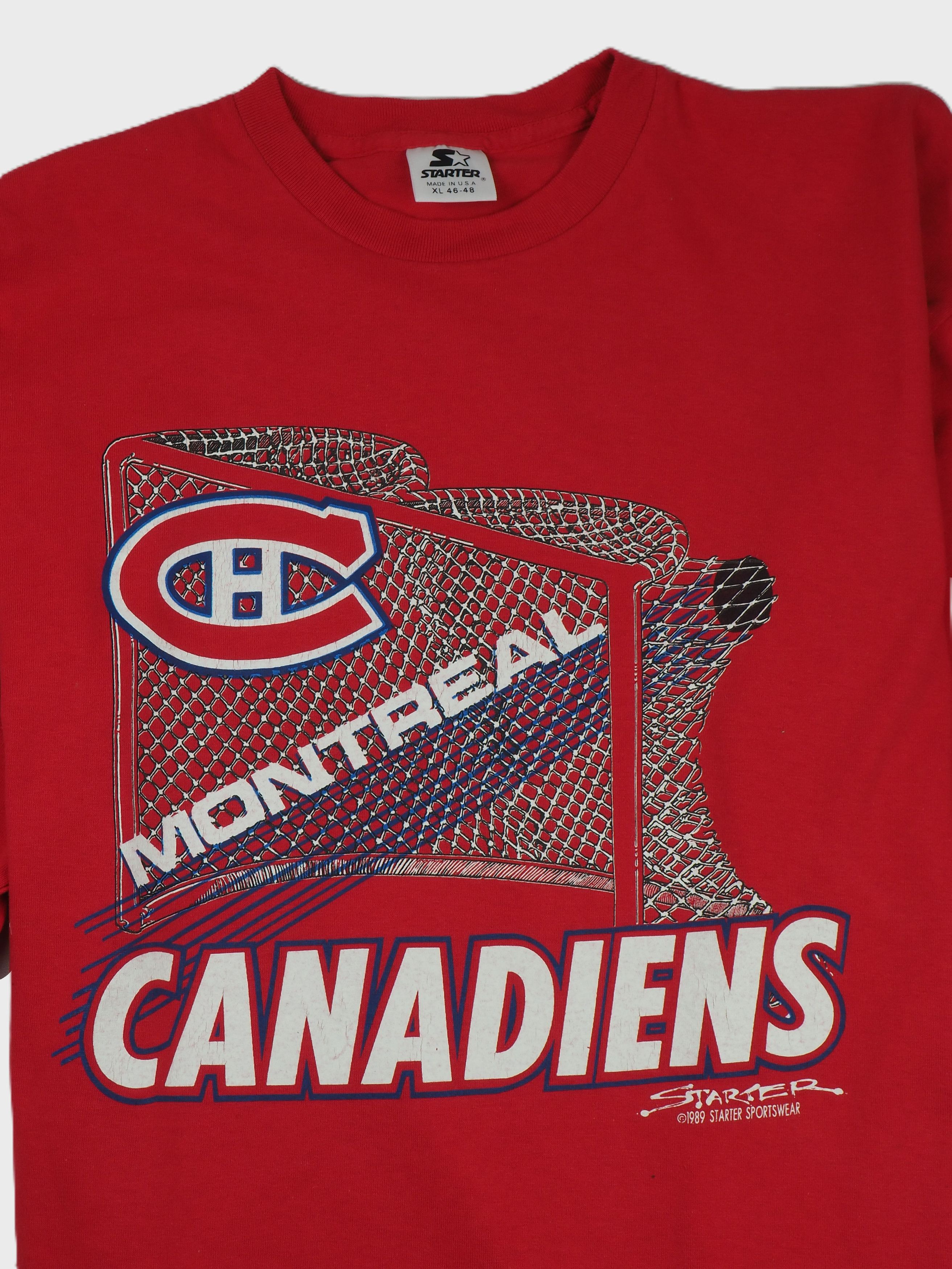 Starter Starter NHL Montreal Canadiens T-Shirt 1989 Made in USA Size US XL / EU 56 / 4 - 2 Thumbnail