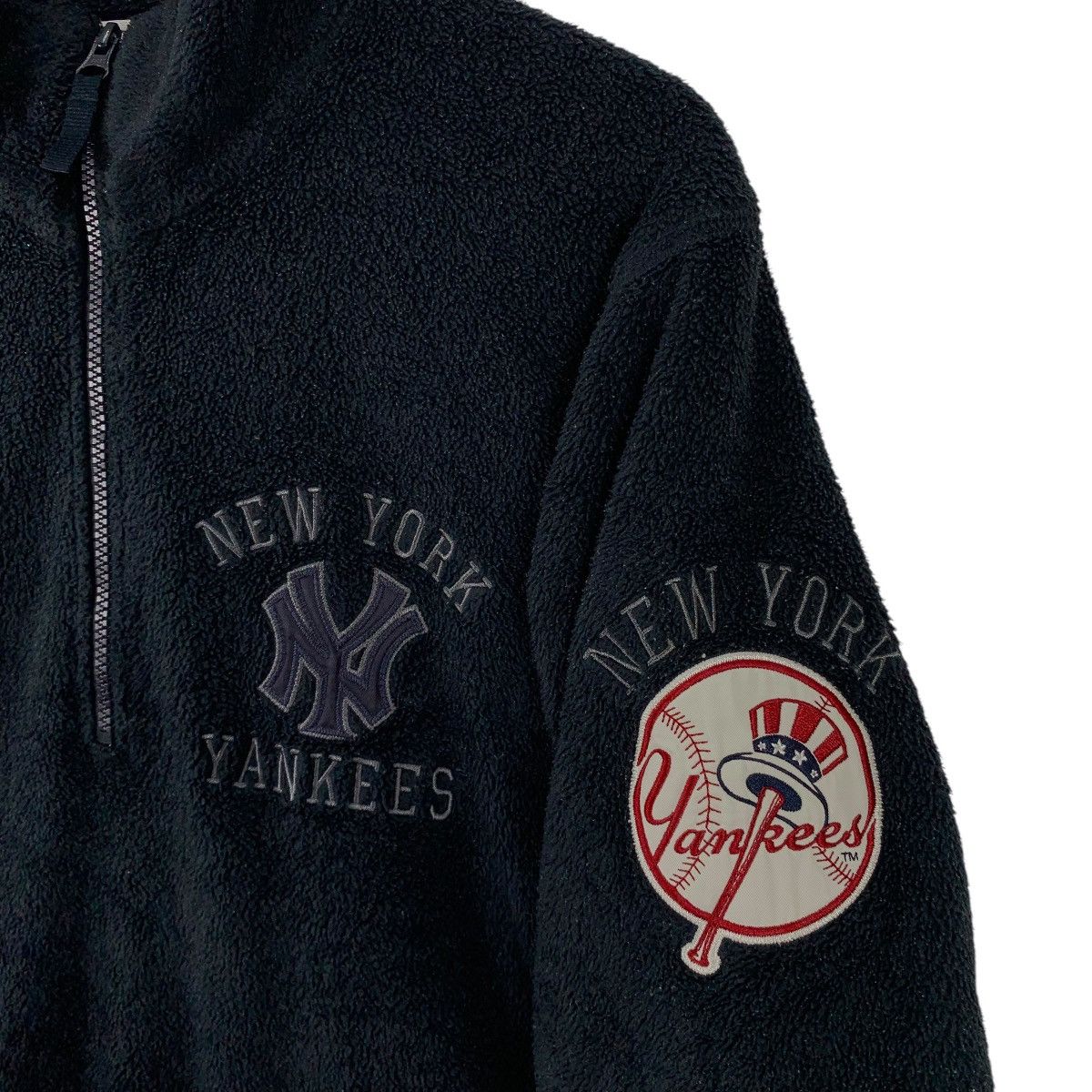 MLB New York YANKEES MLB Baseball Team Half Zipper Sweatshirt Size US XL / EU 56 / 4 - 4 Thumbnail