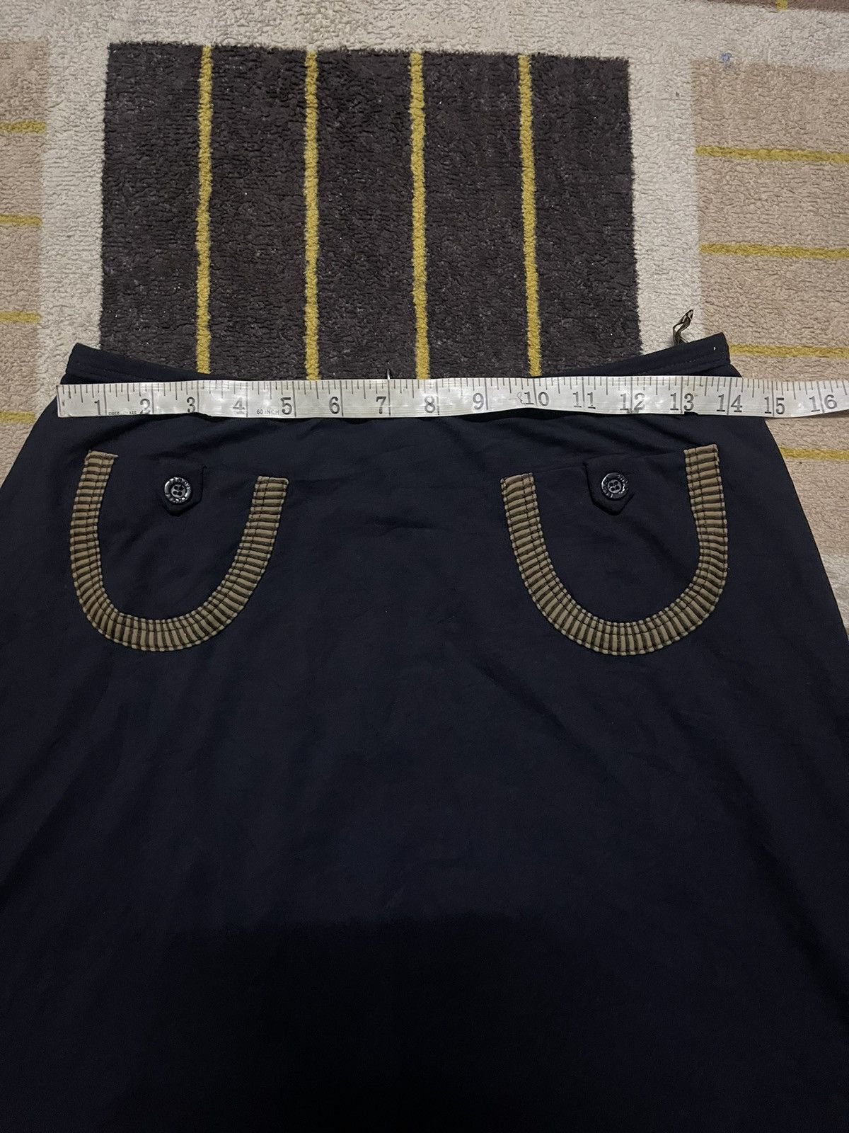 Fendi × Vintage FENDI ROMA ITALY Vintage Mini Skirt Size 27" / US 4 / IT 40 - 10 Thumbnail