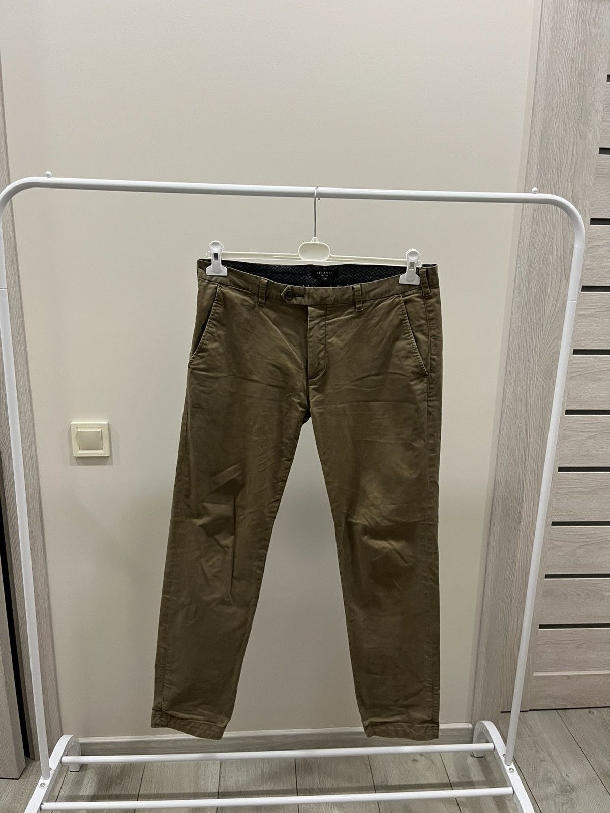 Ted Baker Navy Ted Baker Chino Style Pant - Cuff Detail Size US 34 / EU 50 - 1 Thumbnail