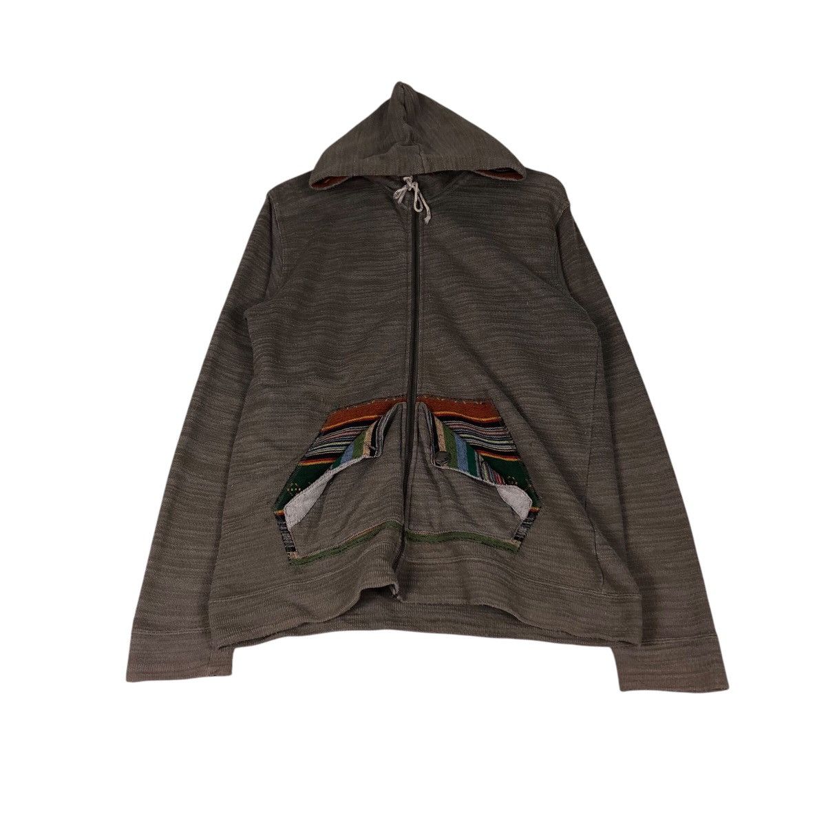 Japanese Brand Archive Culture Mix Hoodie Southwestern Woven Pocket Detail Size US L / EU 52-54 / 3 - 3 Thumbnail