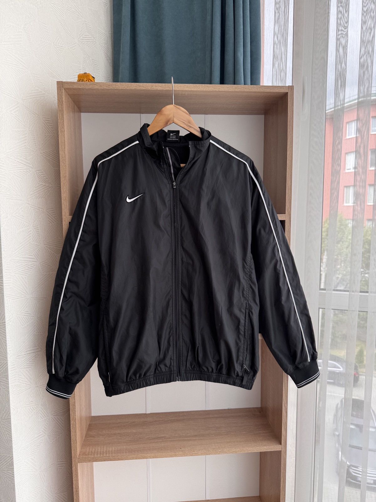 Nike × Vintage Vintage Nike Streetwear Nylon Zip TrackJacket Size US S / EU 44-46 / 1 - 5 Thumbnail