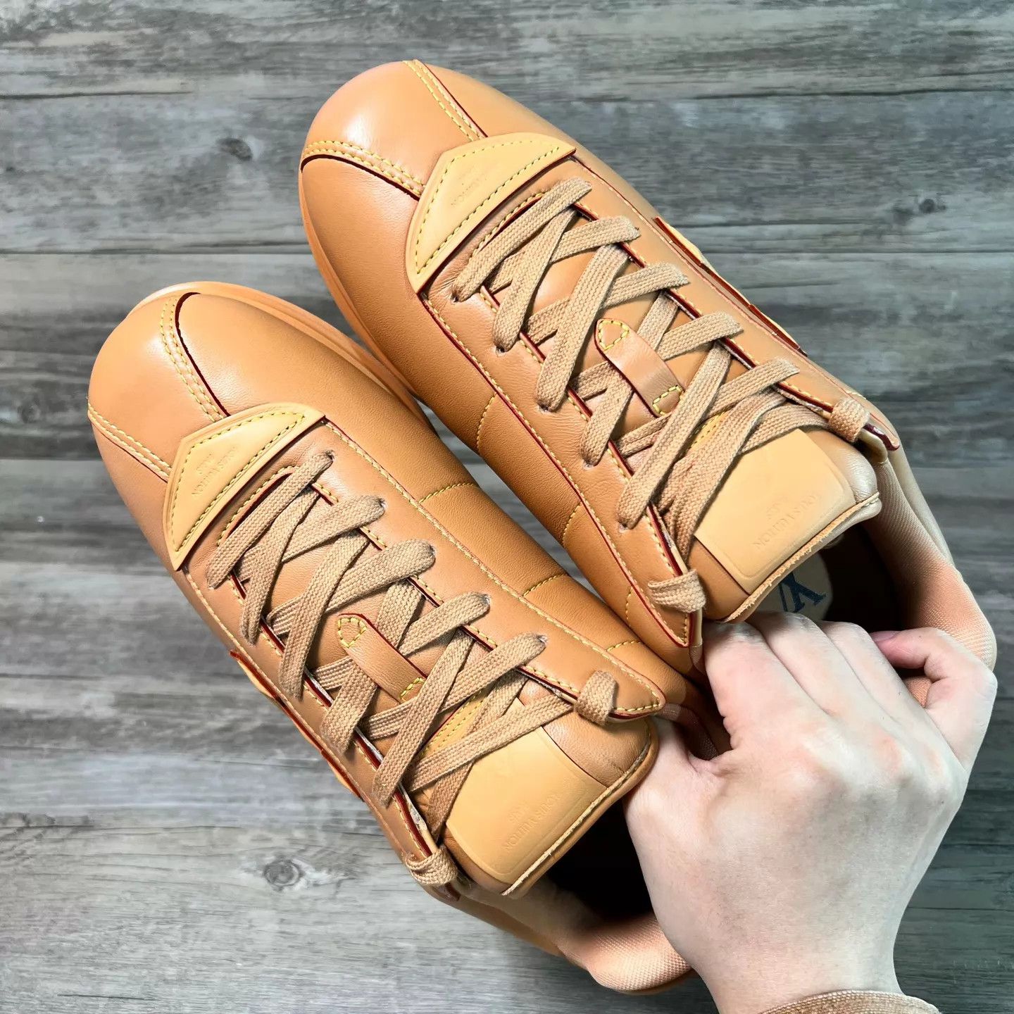Louis Vuitton LV Brown & Khaki Sneaker UK8 / 42 Size US 9 / EU 42 - 5 Thumbnail