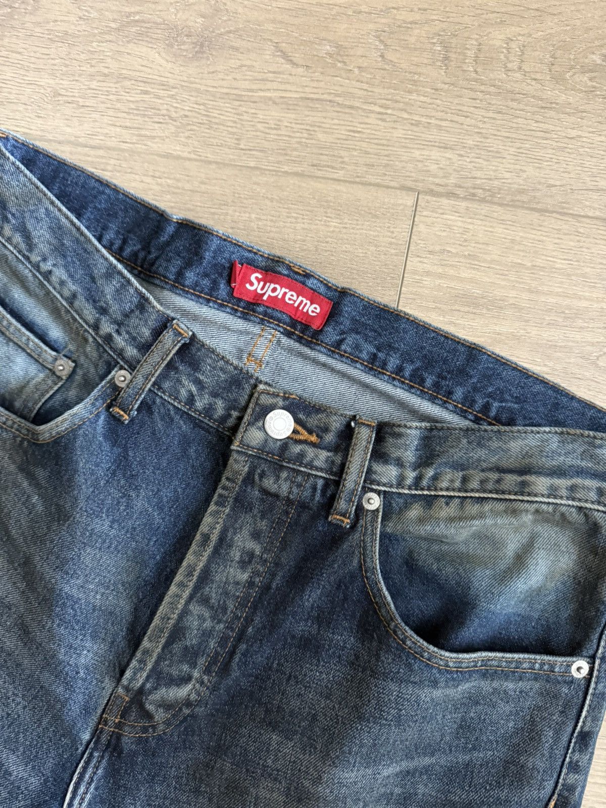 Supreme Supreme Selvedge Loose Fit Denim Size US 32 / EU 48 - 6 Thumbnail