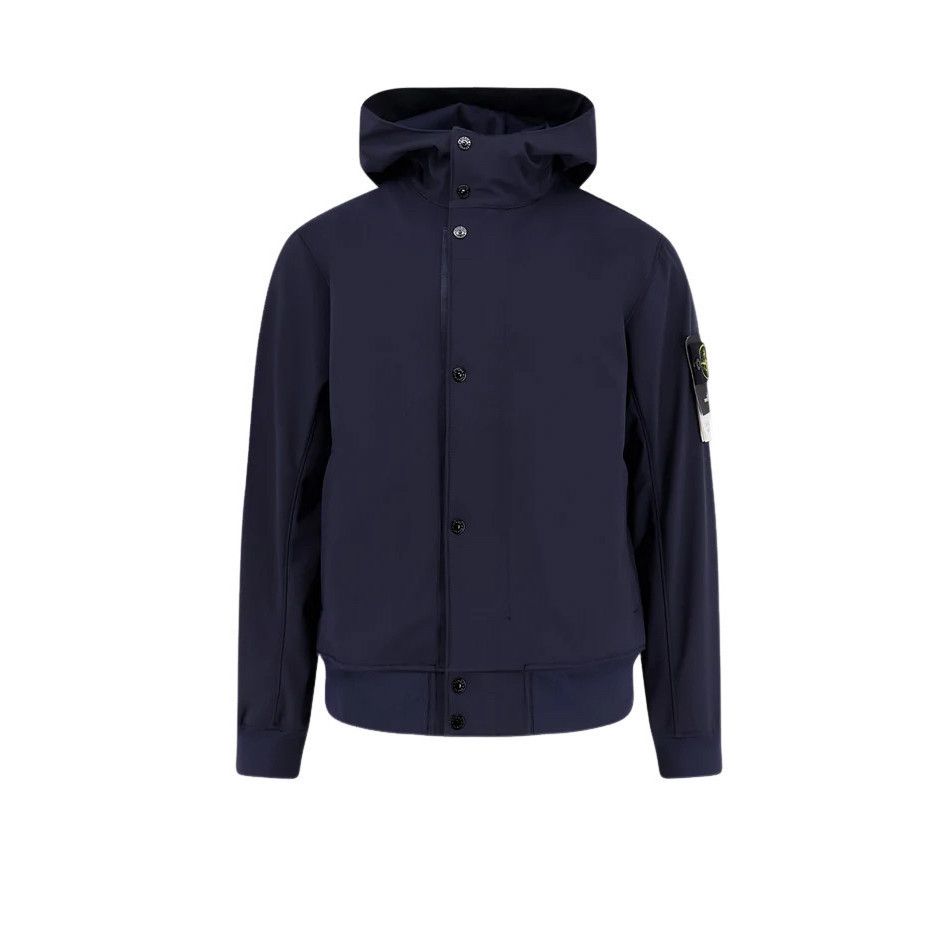 Stone Island STONE ISLAND Blue Light Soft Shell Jacket New & Authentic (M Size US L / EU 52-54 / 3 - 1 Thumbnail