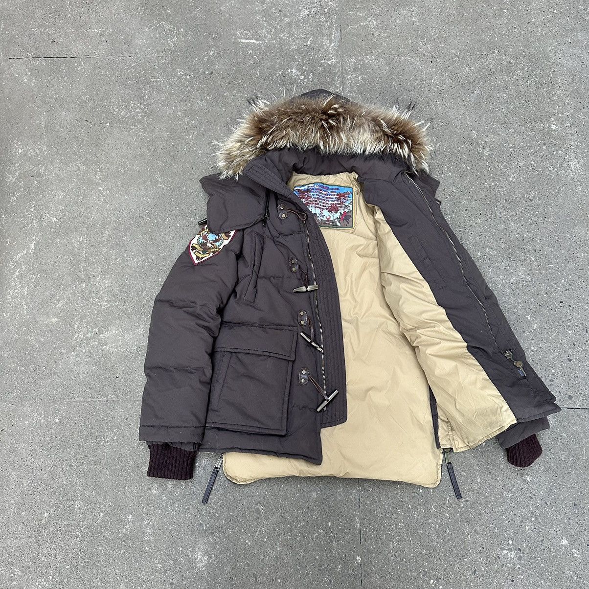 Beauty Beast Rare 2007 Dsquared 2 Racoon Real Fur Alaska Down Jacket Size US M / EU 48-50 / 2 - 6 Thumbnail