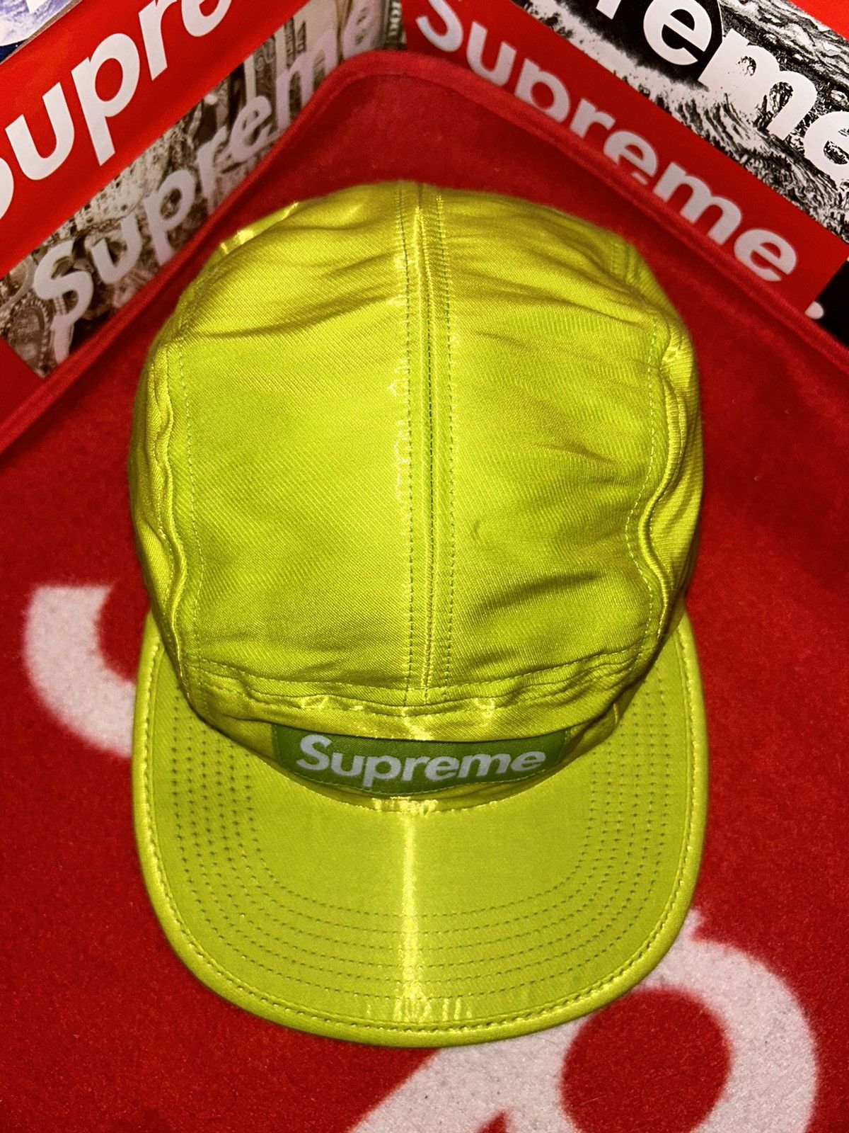 Supreme Supreme Liquid Silk Camp Cap FW18 VNDS Size ONE SIZE - 2 Thumbnail