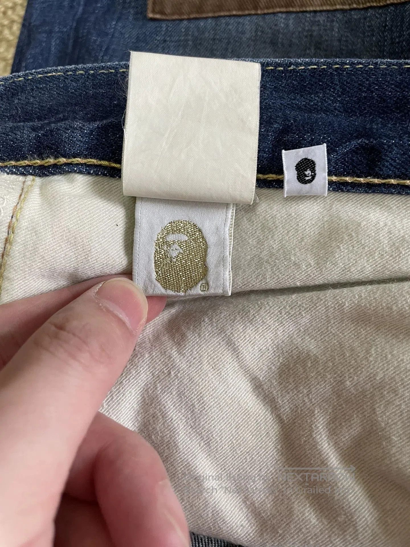 Bape BAPE Camo Distressed Denim Pants. Size US 26 / EU 42 - 8 Thumbnail