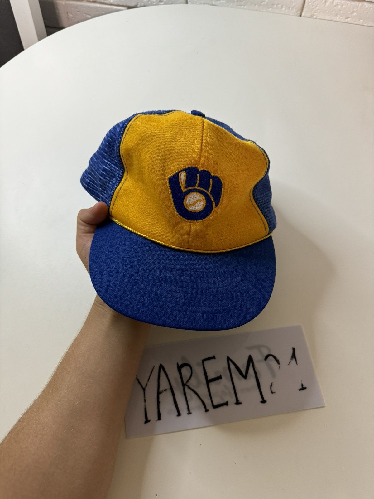 Vintage Milwaukee Brewers vintage cap hat Size ONE SIZE - 2 Thumbnail
