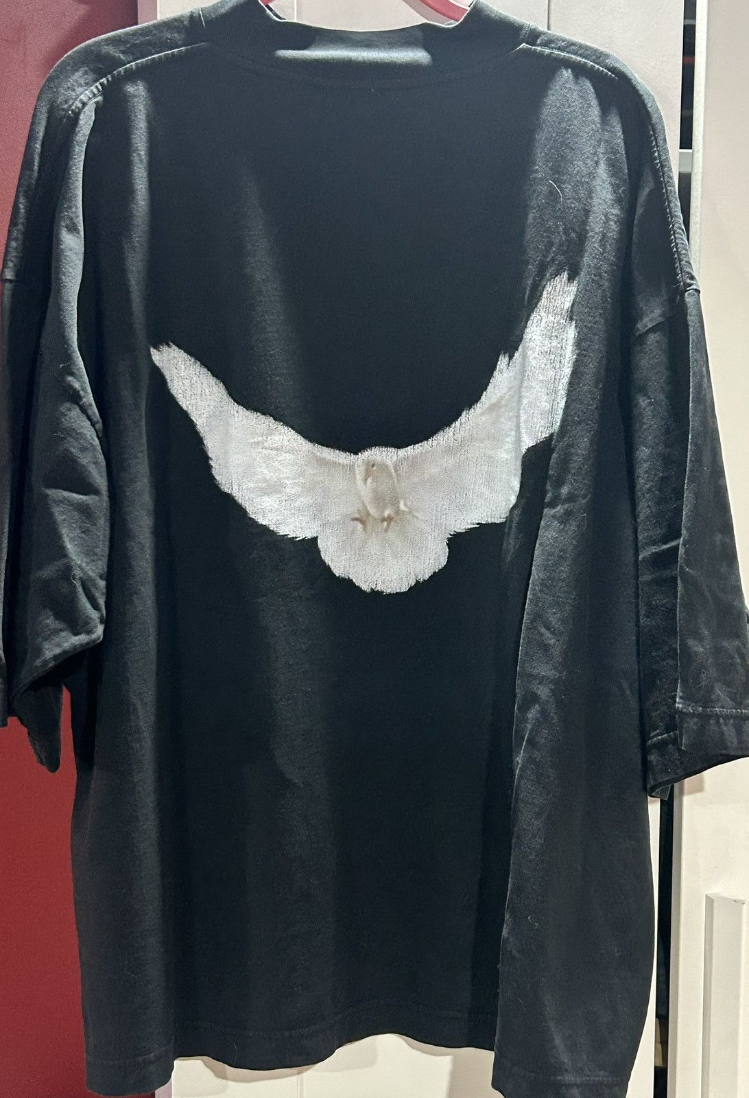 Balenciaga × Gap × Yeezy Yeezy Gap Engineered by Balenciaga Dove 3/4 Sleeve Tee Black Size US M / EU 48-50 / 2 - 15 Thumbnail