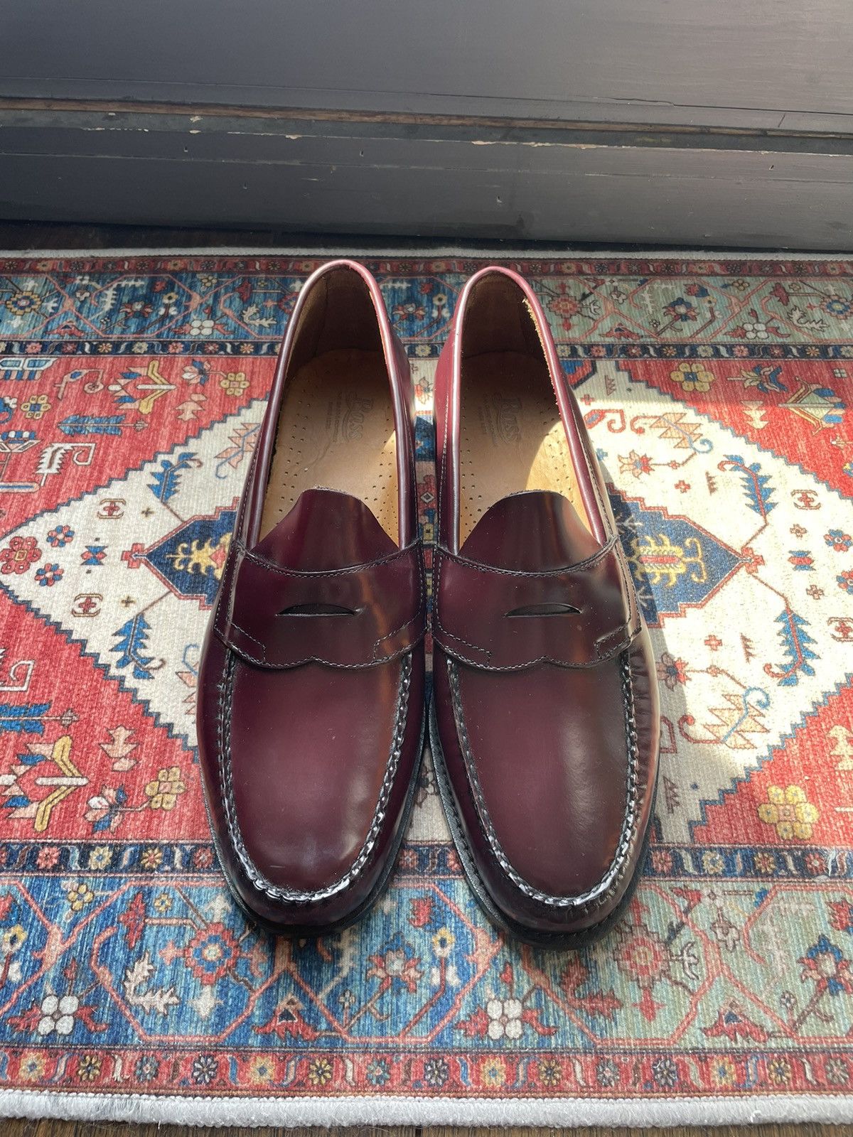 image of G H Bass Co Gh Bass Loafer Weejuns in Wine, Men's (Size 13)
