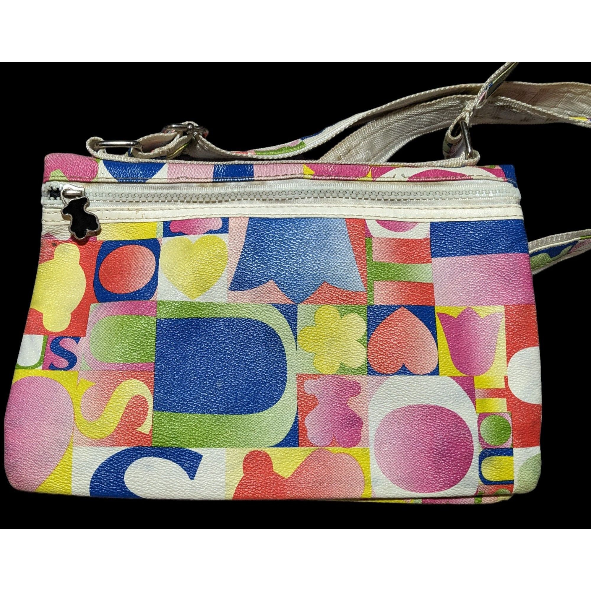 TOUS Tous Fold Over Zip Rainbow Crossbody Bag Size ONE SIZE - 3 Thumbnail