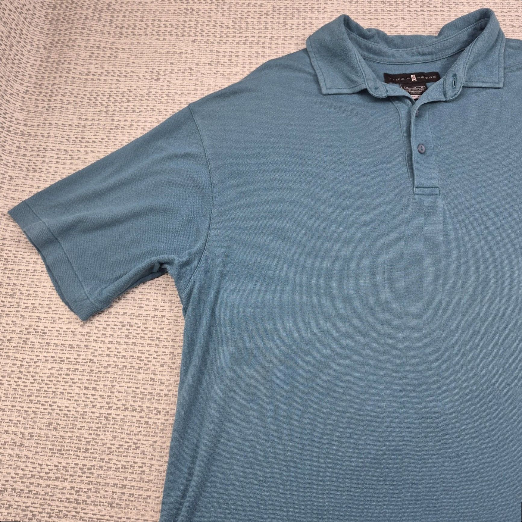 Vintage Tiger Woods Dri-FIT Polo Shirt Mens XL Blue Size US XL / EU 56 / 4 - 3 Thumbnail