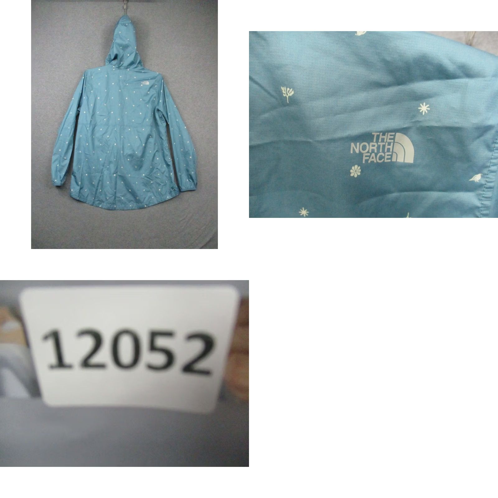 The North Face The North Face Jacket Fanorak Packable Floral Aqua Small Windwall Women Size S / US 4 / IT 40 - 9 Thumbnail