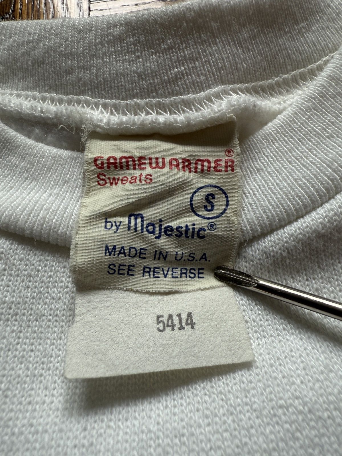 Vintage Vintage 80s ASC Embroidered Cropped Crewneck Sweatshirt Size US S / EU 44-46 / 1 - 3 Thumbnail
